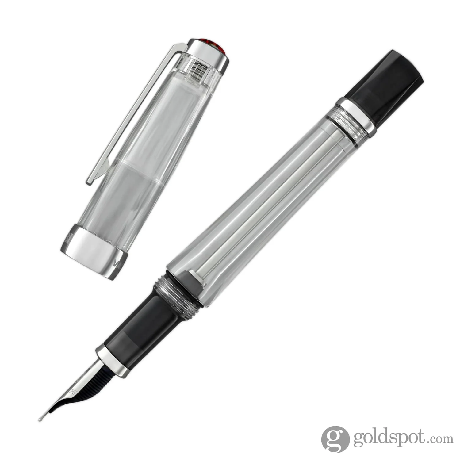 TWSBI Vac700R Fountain Pen in Clear Demonstrator