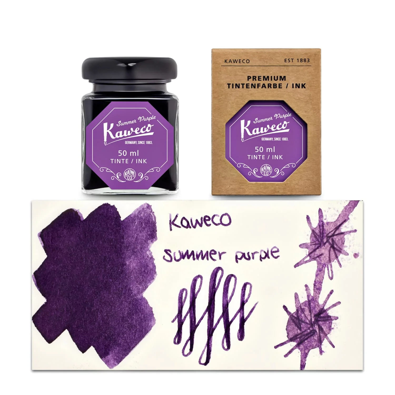 6706-kaweco-bottled-ink-and-cartridges-in-summer-purple-1.webp Kaweco Bottled Ink and Cartridges in Summer Purple