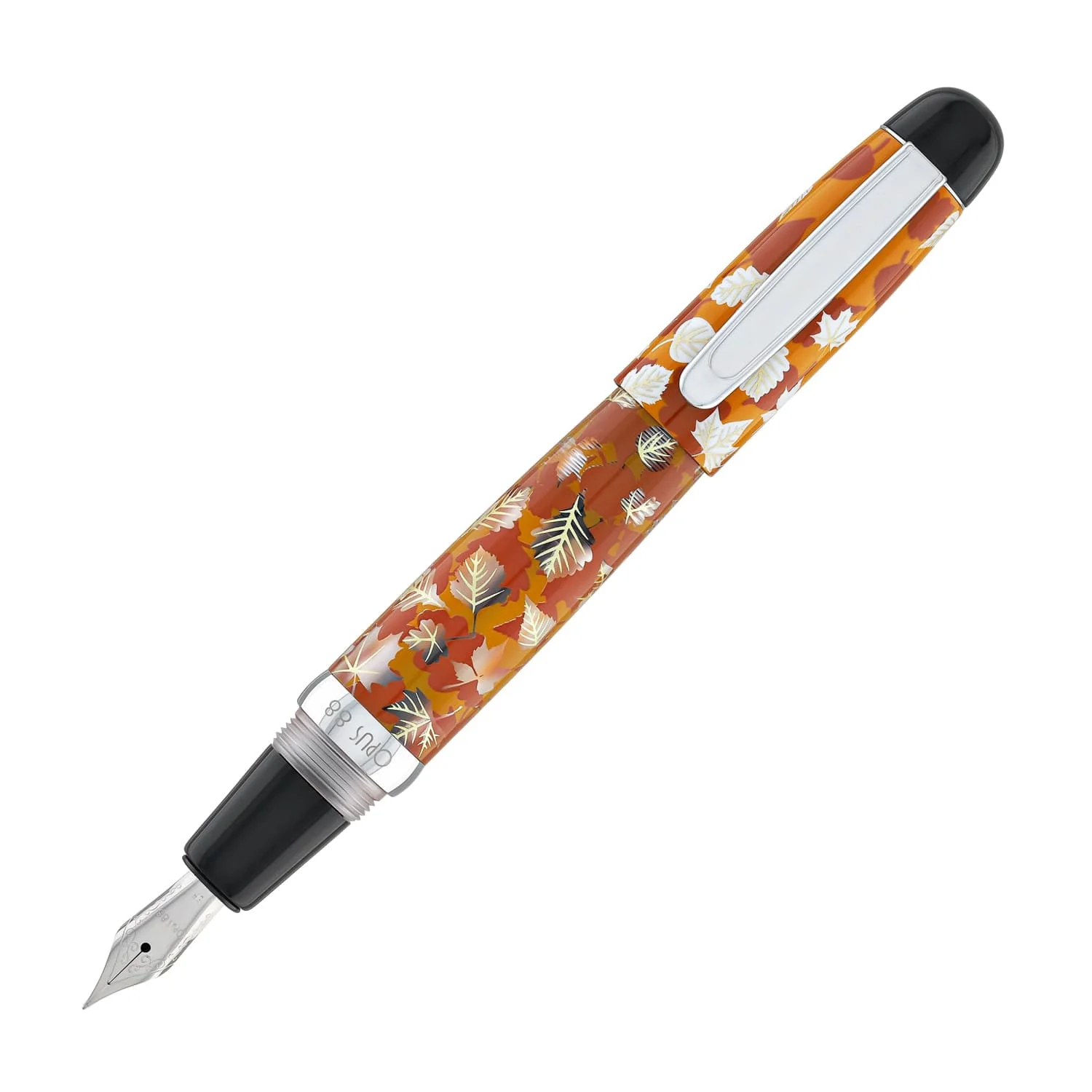 6723-opus-88-mini-fountain-pen-in-fall-leaves-1.webp Opus 88 Mini Fountain Pen in Fall Leaves