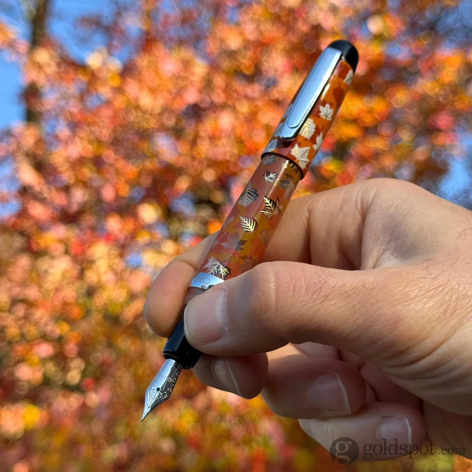 Opus 88 Mini Fountain Pen in Fall Leaves