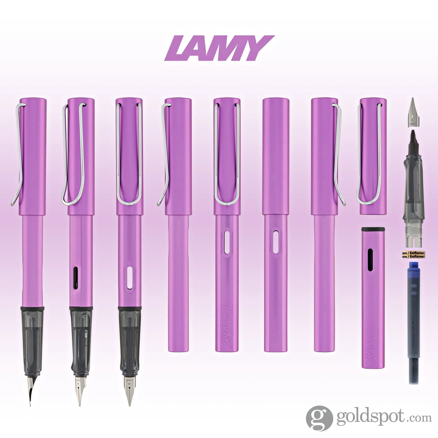 Lamy AL-Star Fountain Pen in Lilac - Special Edition