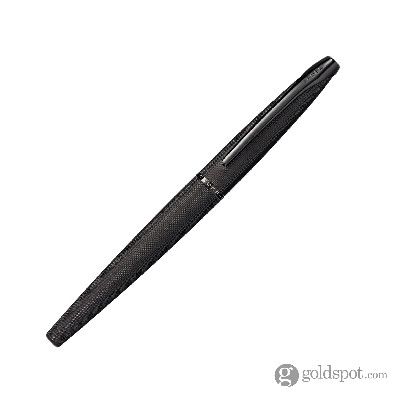 6753-cross-atx-rollerball-pen-in-brushed-black-pvd-with-etched-diamond-pattern-3.jpg Cross ATX Rollerball Pen in Brushed Black PVD with Etched Diamond Pattern