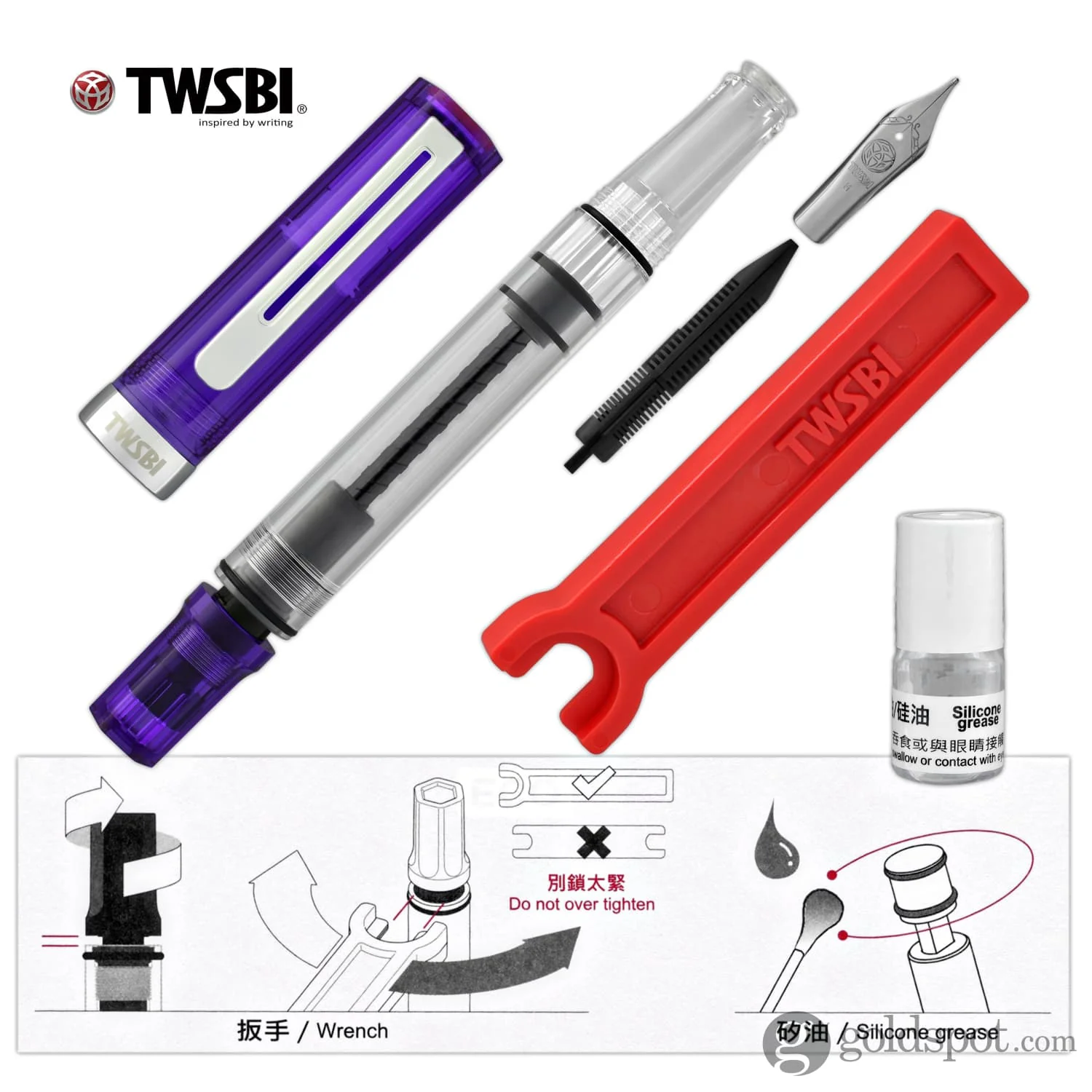 6759-twsbi-eco-fountain-pen-in-transparent-purple-special-edition-7.webp TWSBI Eco Fountain Pen in Transparent Purple Special Edition
