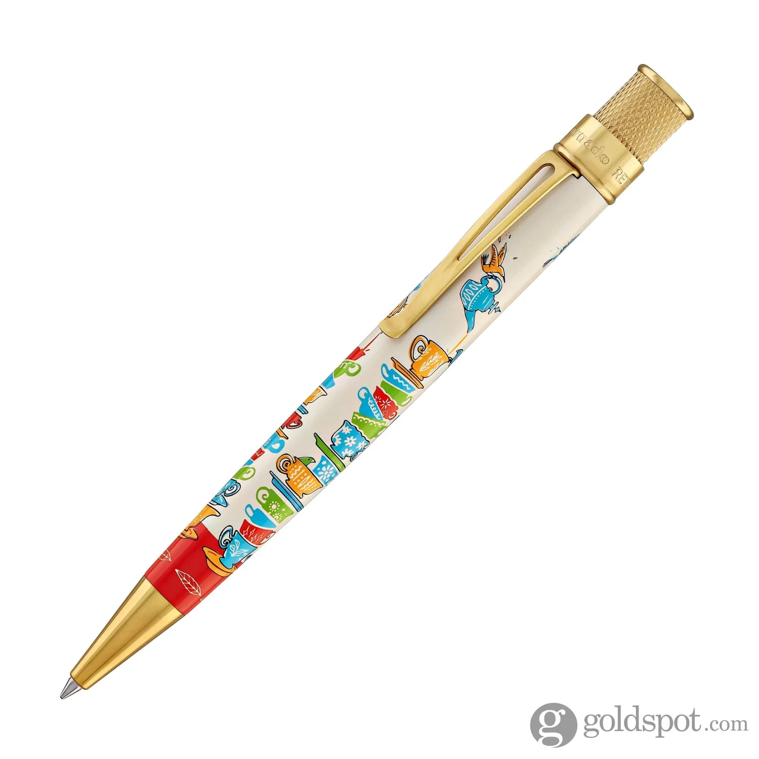 6765-retro-51-goldspot-exclusive-tornado-rollerball-pen-in-twee-tea-3.webp Retro 51 Goldspot Exclusive Tornado Rollerball Pen in Twee-Tea