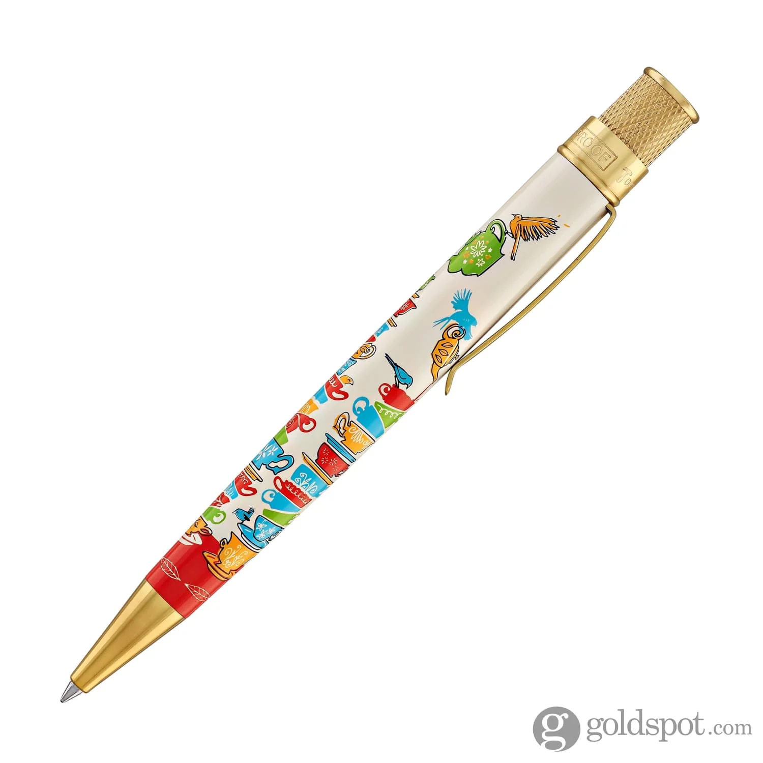 6765-retro-51-goldspot-exclusive-tornado-rollerball-pen-in-twee-tea-5.webp Retro 51 Goldspot Exclusive Tornado Rollerball Pen in Twee-Tea