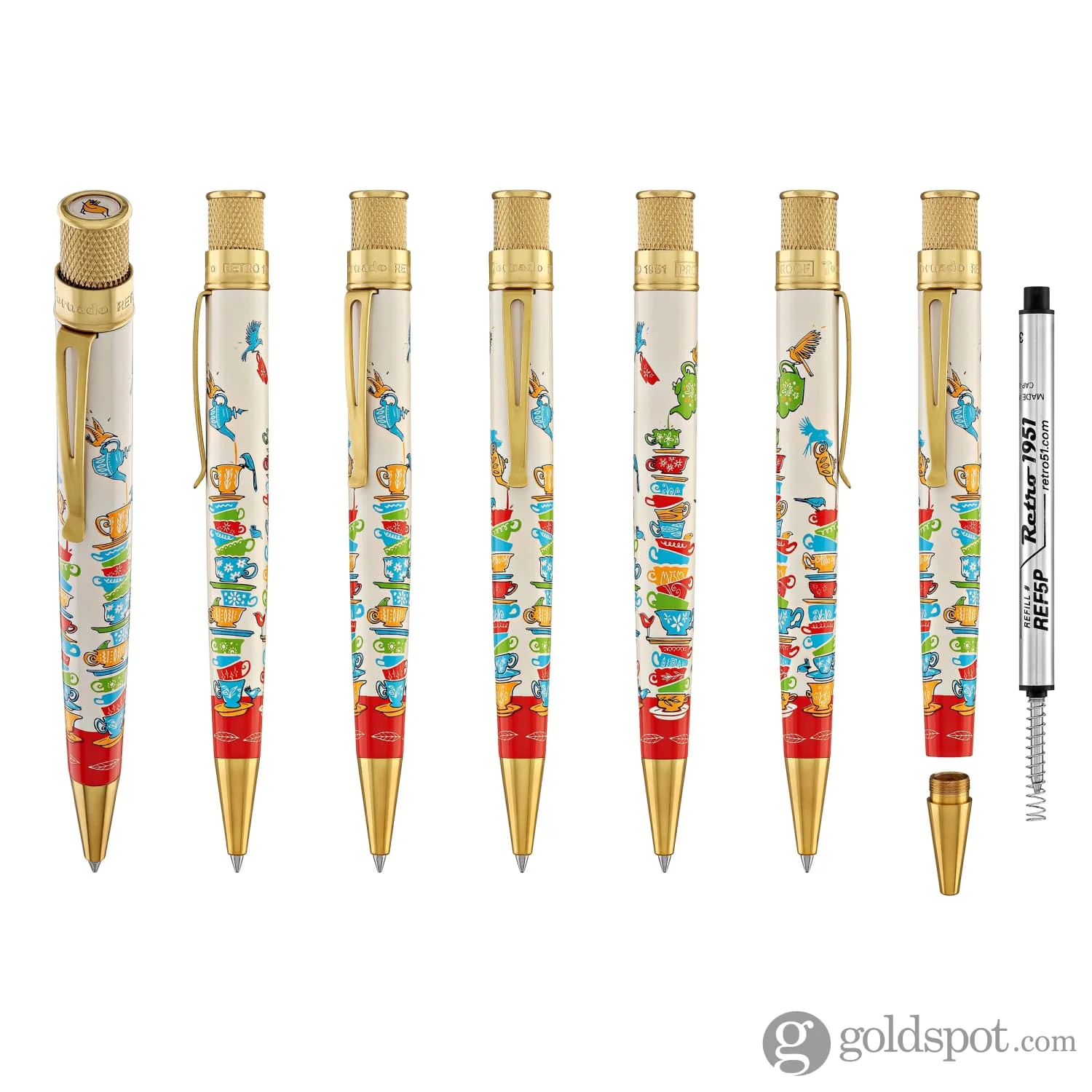 6765-retro-51-goldspot-exclusive-tornado-rollerball-pen-in-twee-tea-7.webp Retro 51 Goldspot Exclusive Tornado Rollerball Pen in Twee-Tea