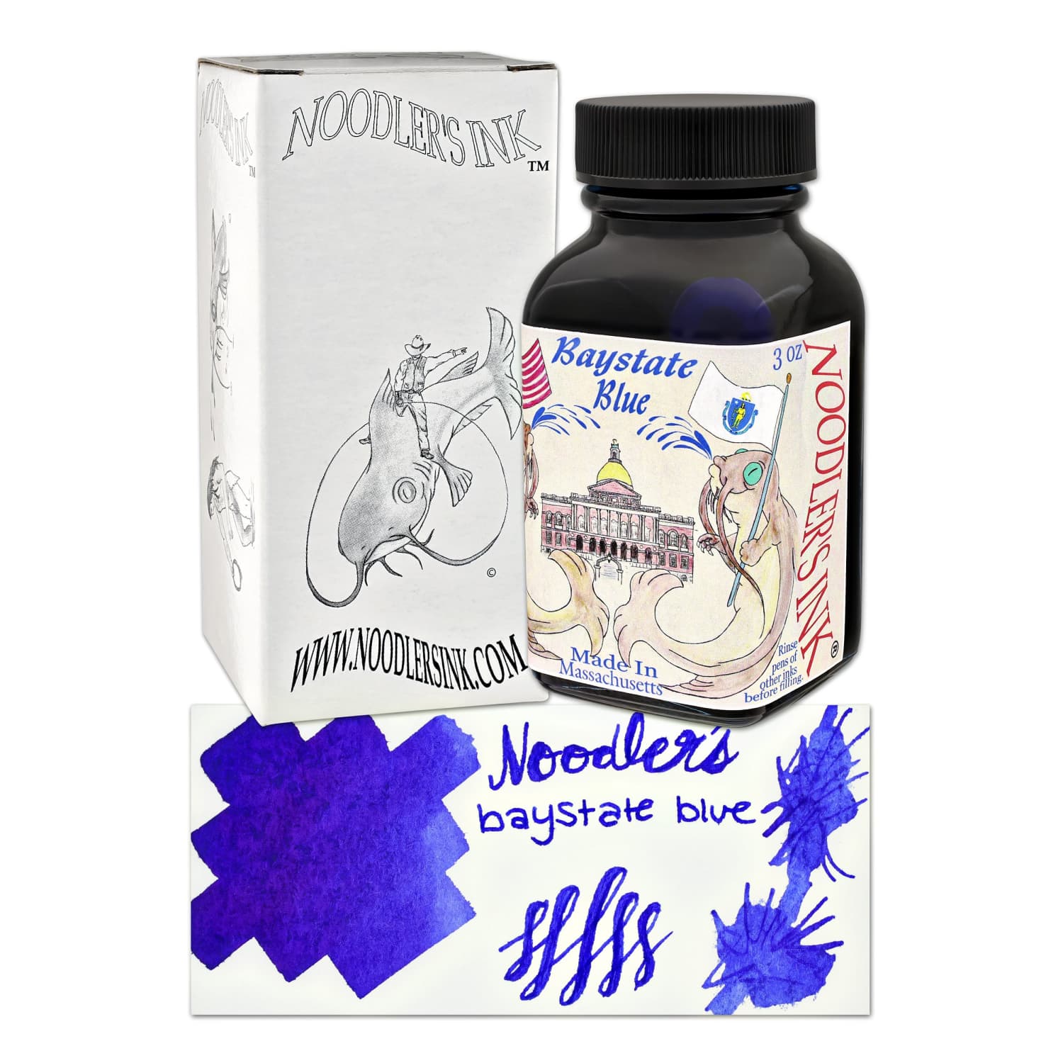6780-noodler-s-baystate-blue-fountain-pen-ink-3oz-bottle-1.jpg Noodler's Baystate Blue Fountain Pen Ink - 3oz Bottle