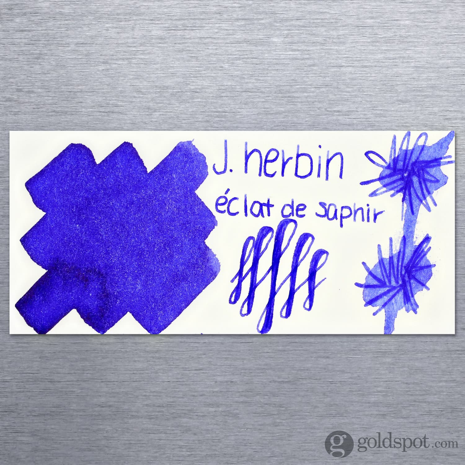 J. Herbin Eclat de Saphir (Sapphire Blue) Bottled Ink and Cartridges