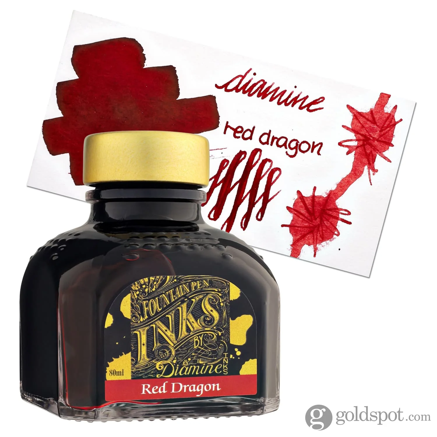Diamine Bottled Ink and Cartridges in Red Dragon