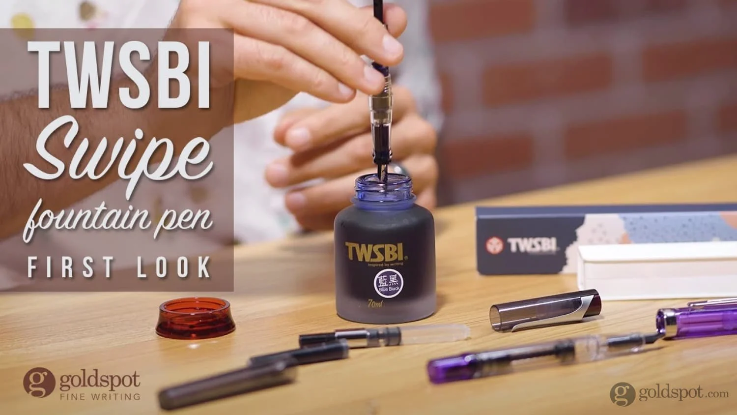 TWSBI Swipe Fountain Pen in Prussian Blue