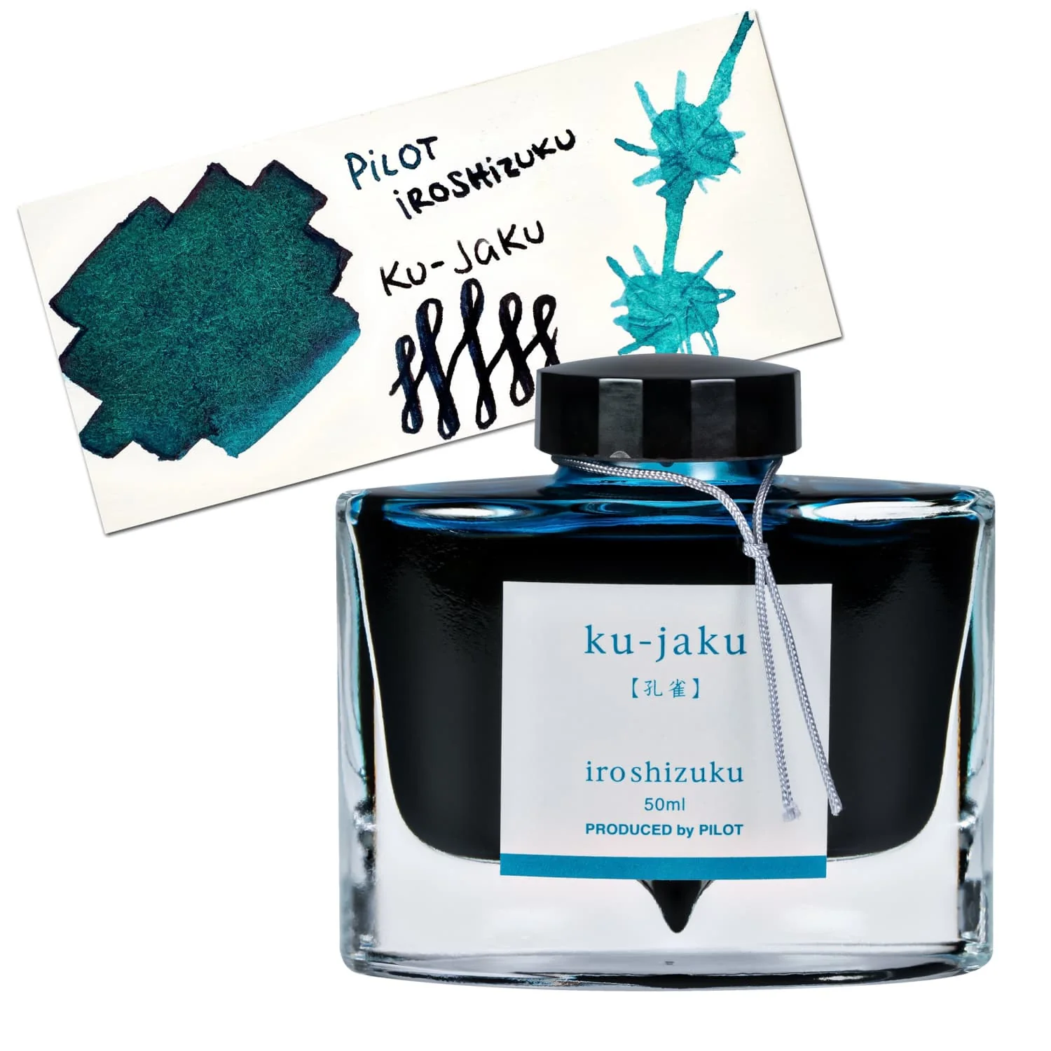6829-pilot-iroshizuku-bottled-ink-in-ku-jaku-ink-peacock-50-ml-1.webp Pilot Iroshizuku Bottled Ink in Ku-Jaku Ink (Peacock) - 50 mL