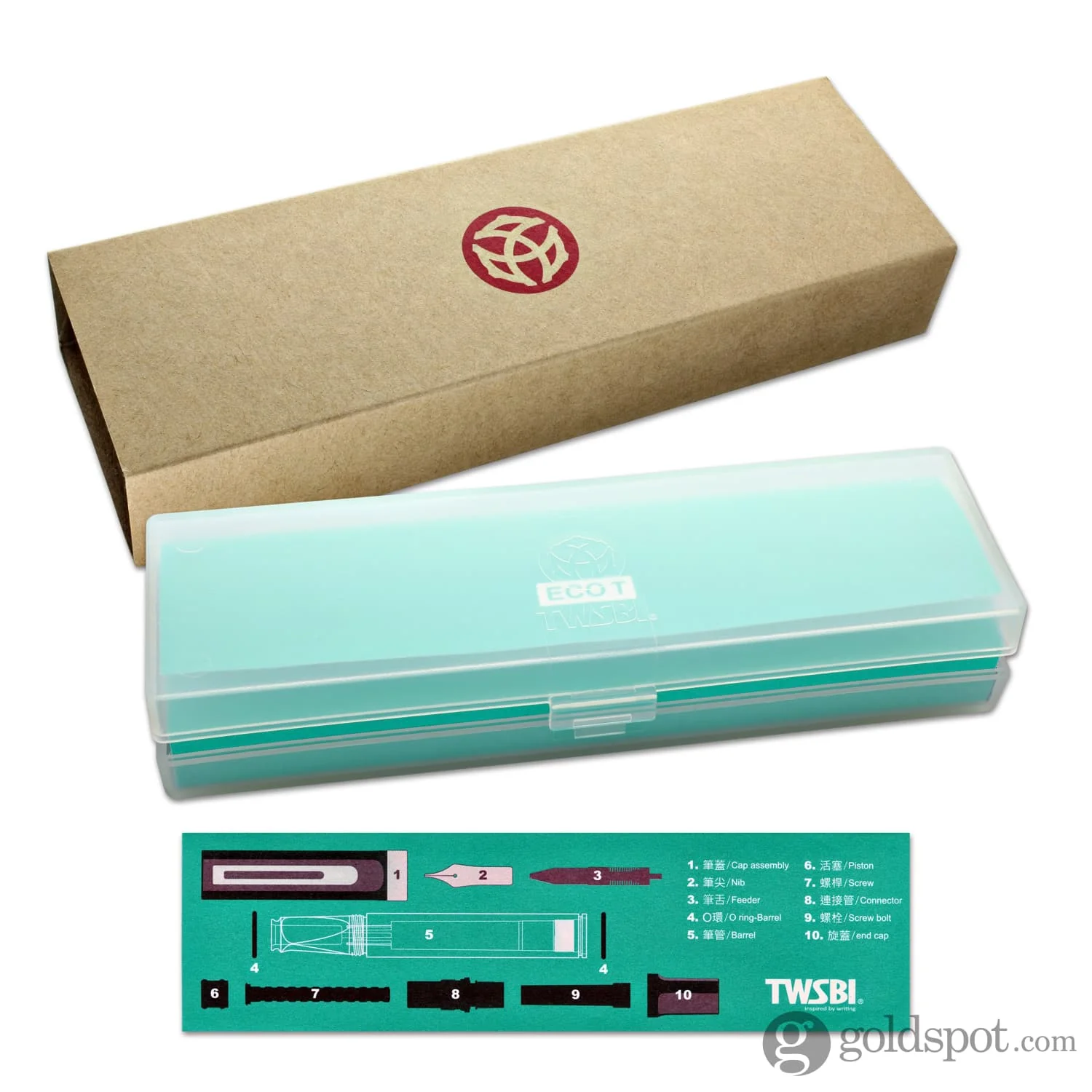 TWSBI Eco-T Fountain Pen in Mint Blue Special Edition