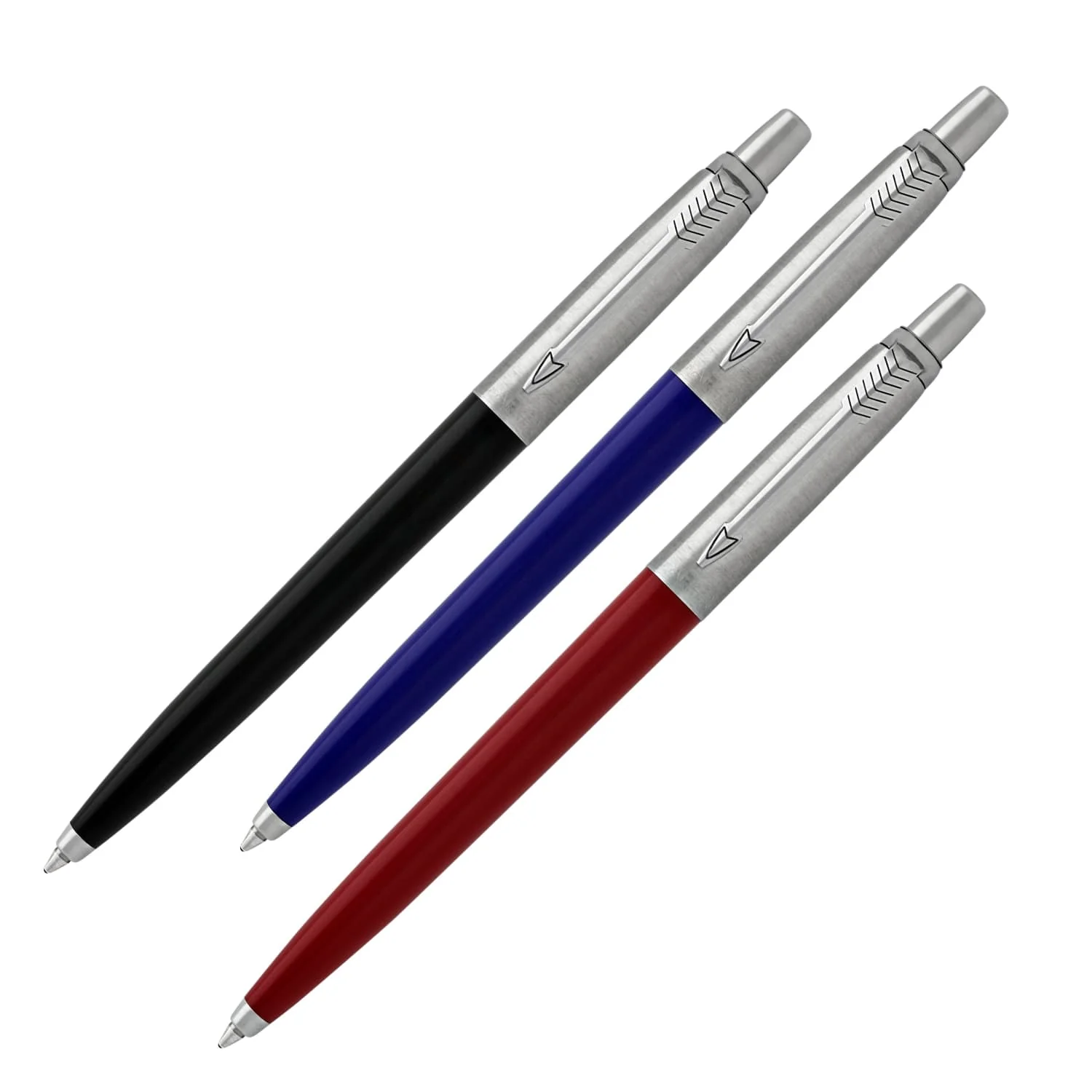6837-parker-jotter-ballpoint-pen-variety-set-in-red-blue-black-1.webp Parker Jotter Ballpoint Pen Variety Set in Red, Blue & Black