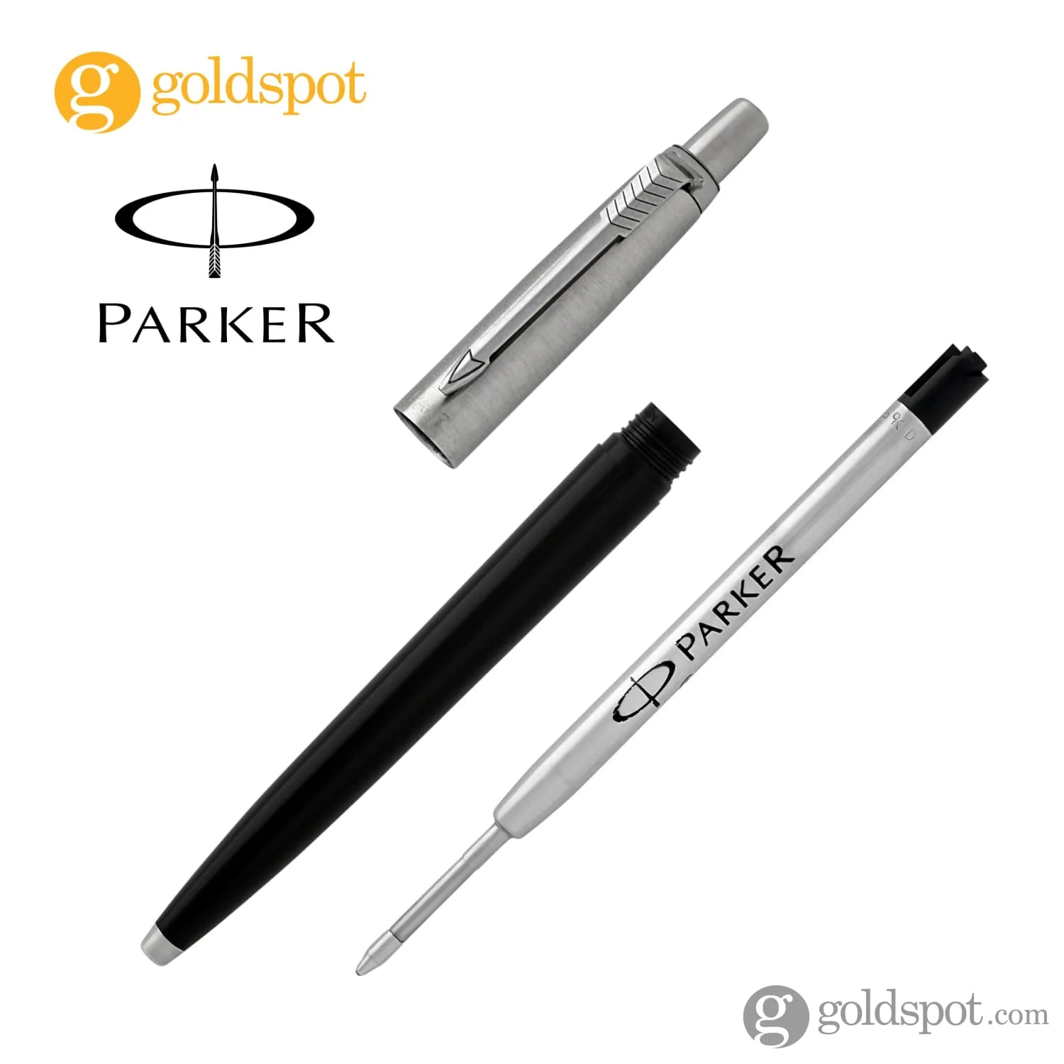Parker Jotter Ballpoint Pen Variety Set in Red, Blue & Black