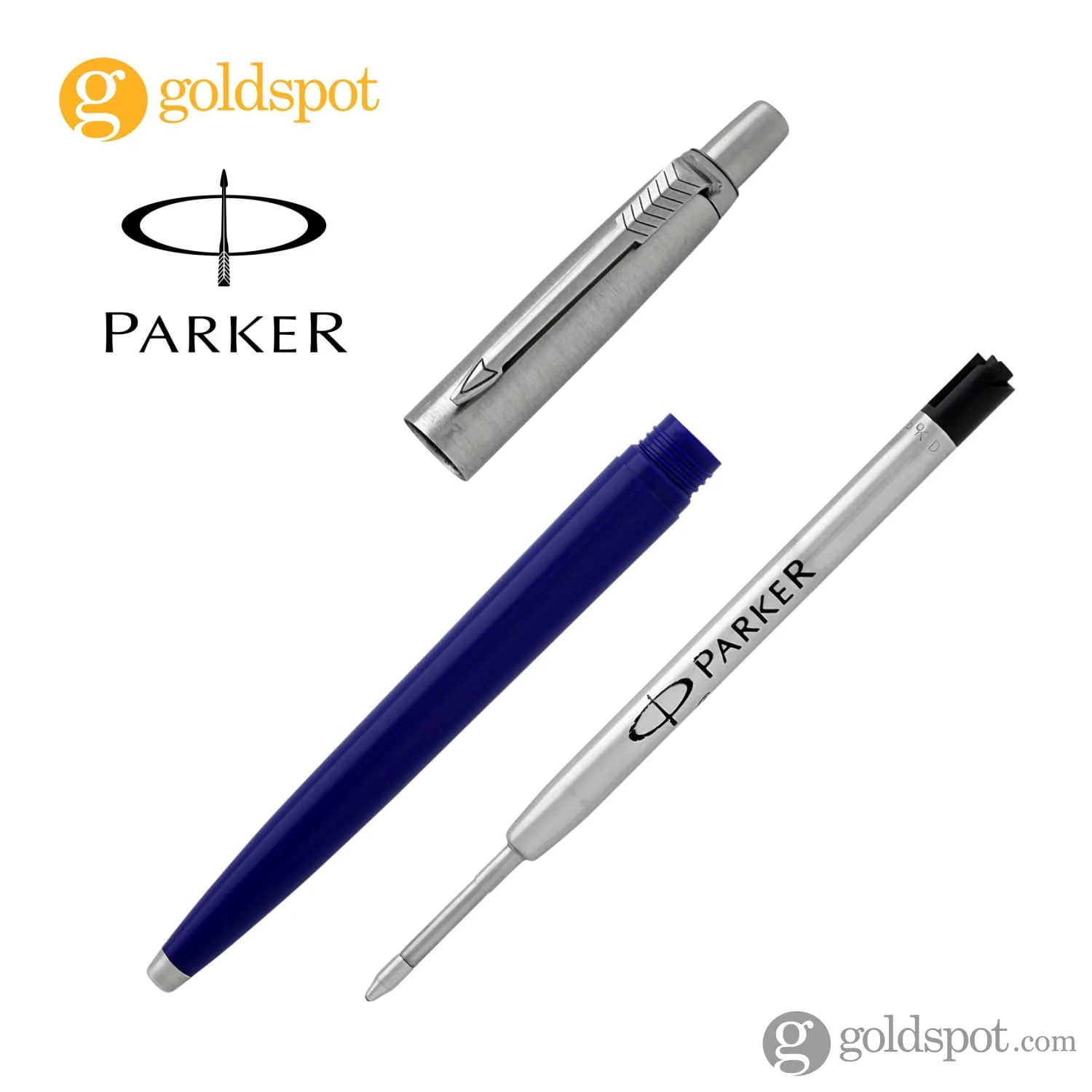 Parker Jotter Ballpoint Pen Variety Set in Red, Blue & Black