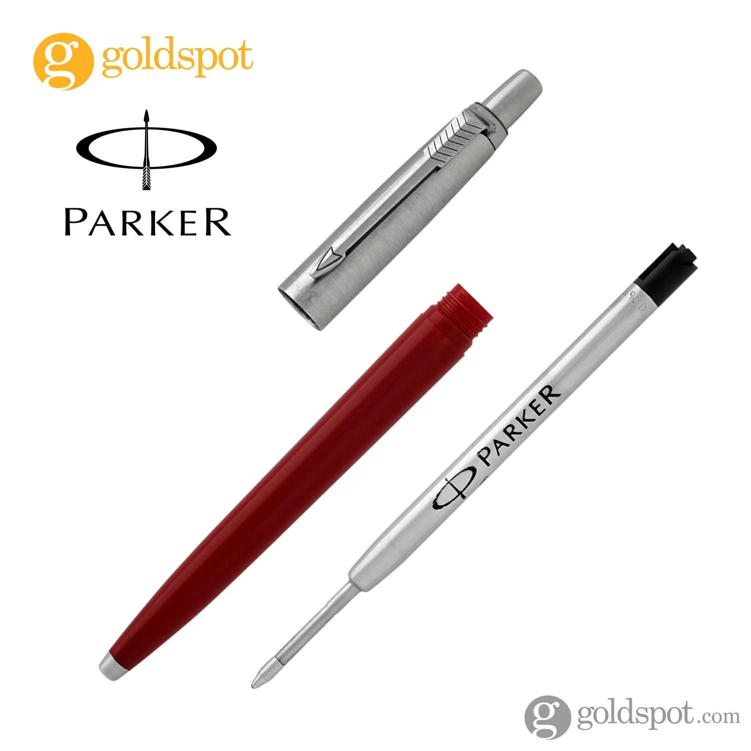 Parker Jotter Ballpoint Pen Variety Set in Red, Blue & Black