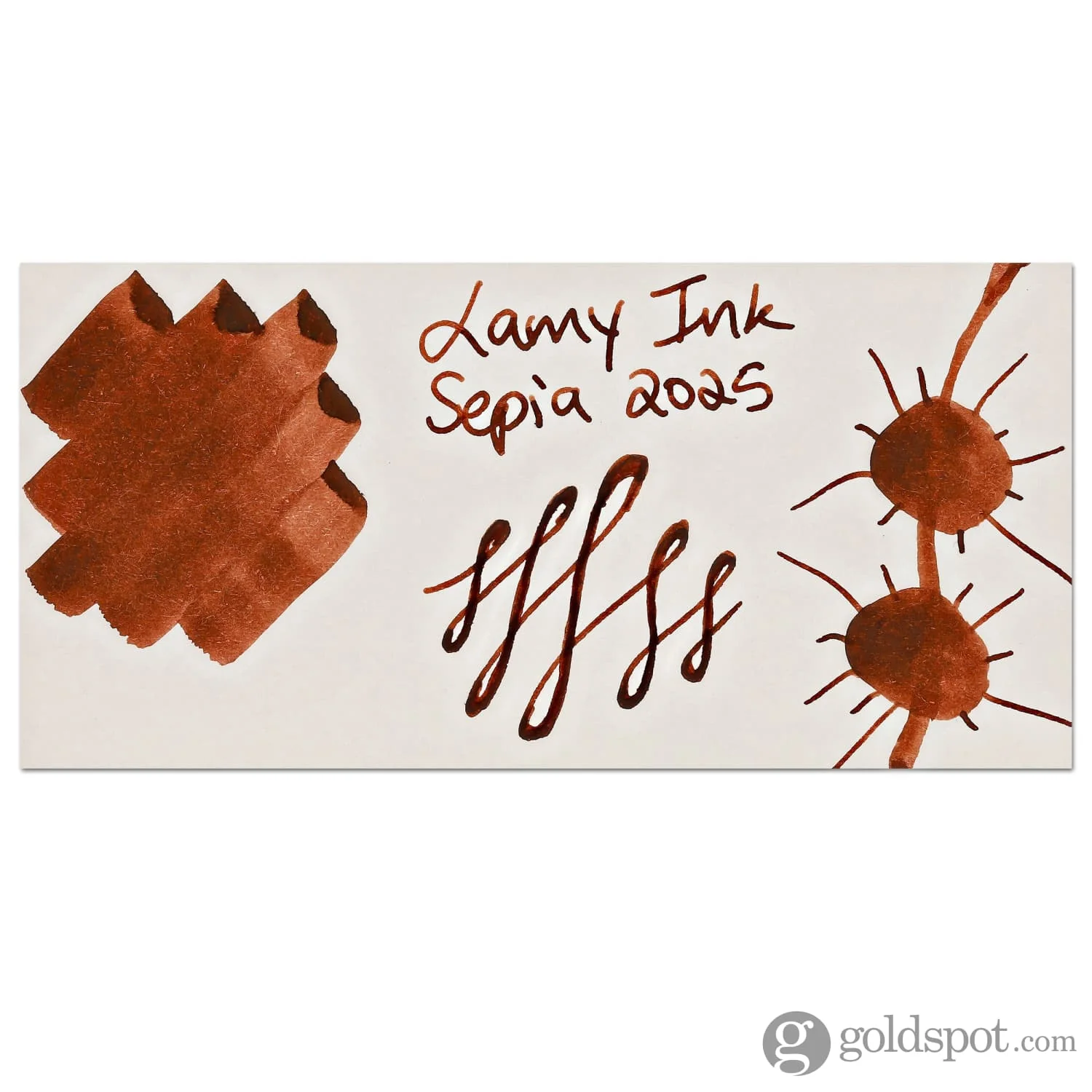 Lamy Bottled Ink in Sepia with Blotting Paper - 50 mL