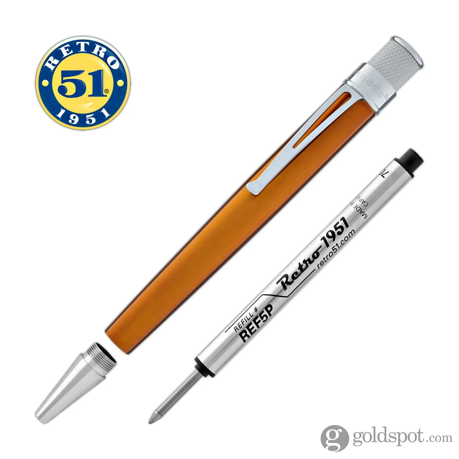 6839-retro-51-tornado-rollerball-pen-in-orange-lacquer-6.webp Retro 51 Tornado Rollerball Pen in Orange Lacquer