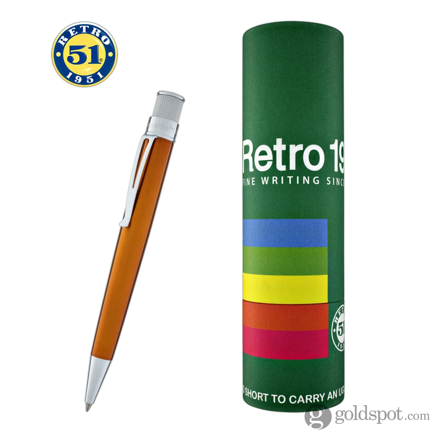 6839-retro-51-tornado-rollerball-pen-in-orange-lacquer-9.webp Retro 51 Tornado Rollerball Pen in Orange Lacquer
