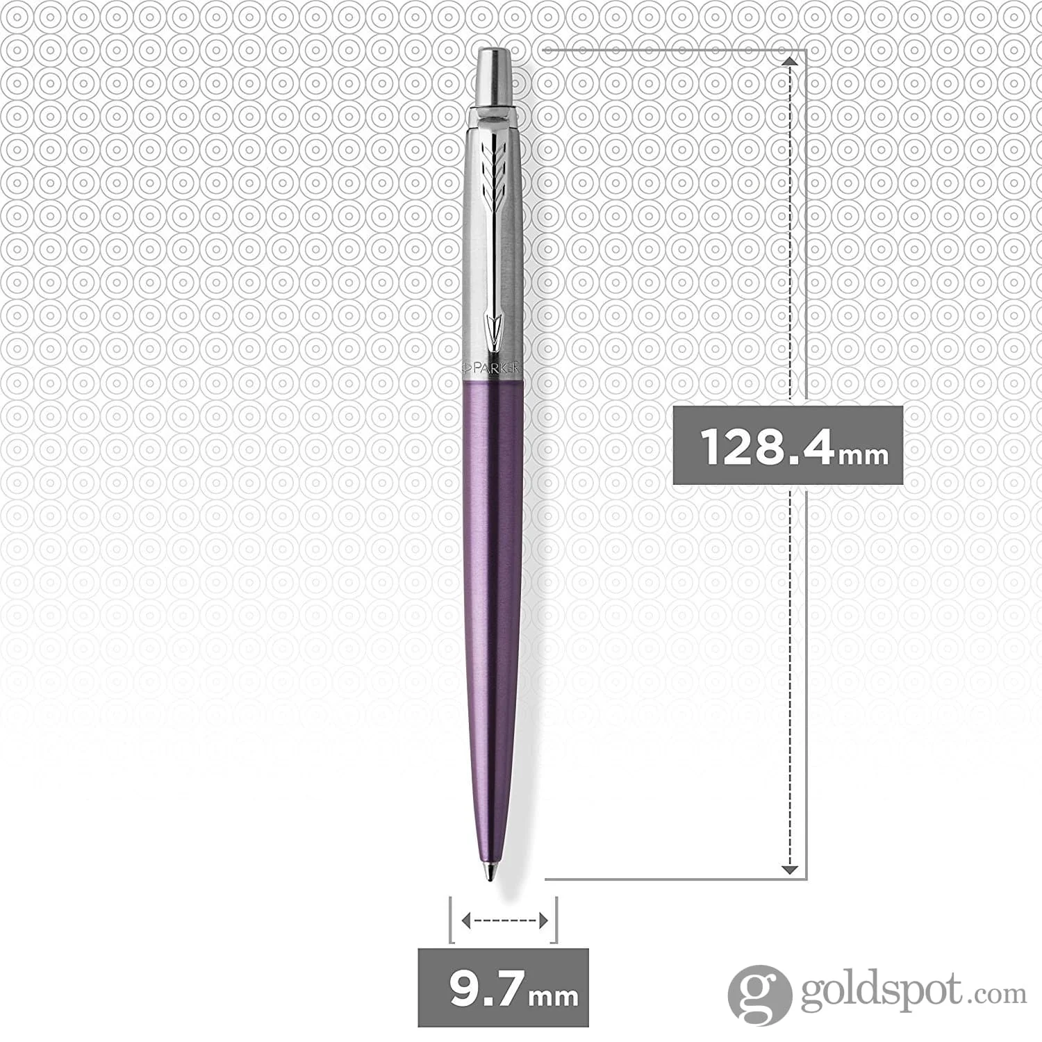 Parker Jotter Ballpoint Pen in Victoria Violet Chrome Trim