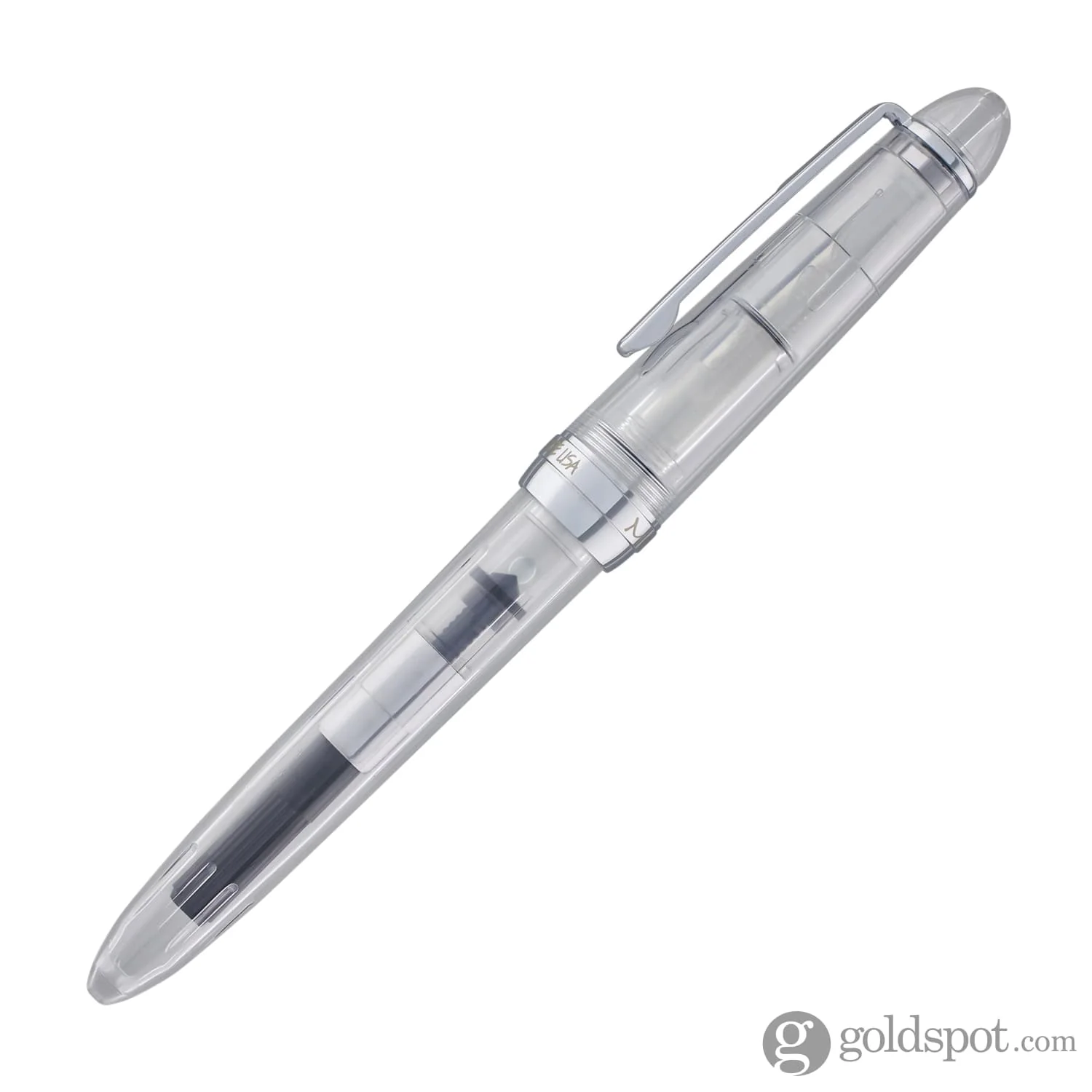 Monteverde Monza Fountain Pen in Crystal Clear - Fine, Medium and Omniflex Nibs - Pack of 3