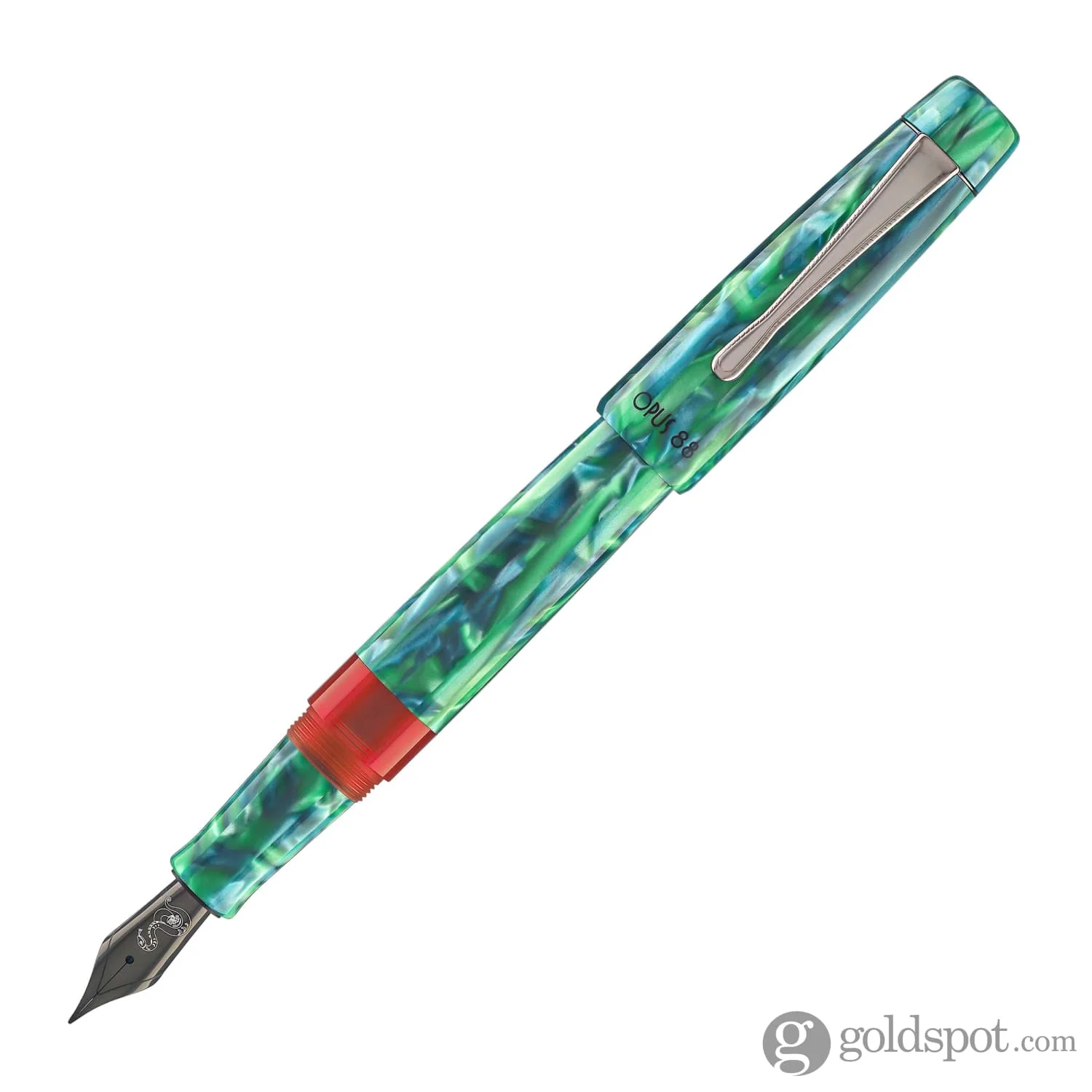 6949-opus-88-minty-fountain-pen-in-year-of-the-snake-2.webp Opus 88 Minty Fountain Pen in Year of the Snake