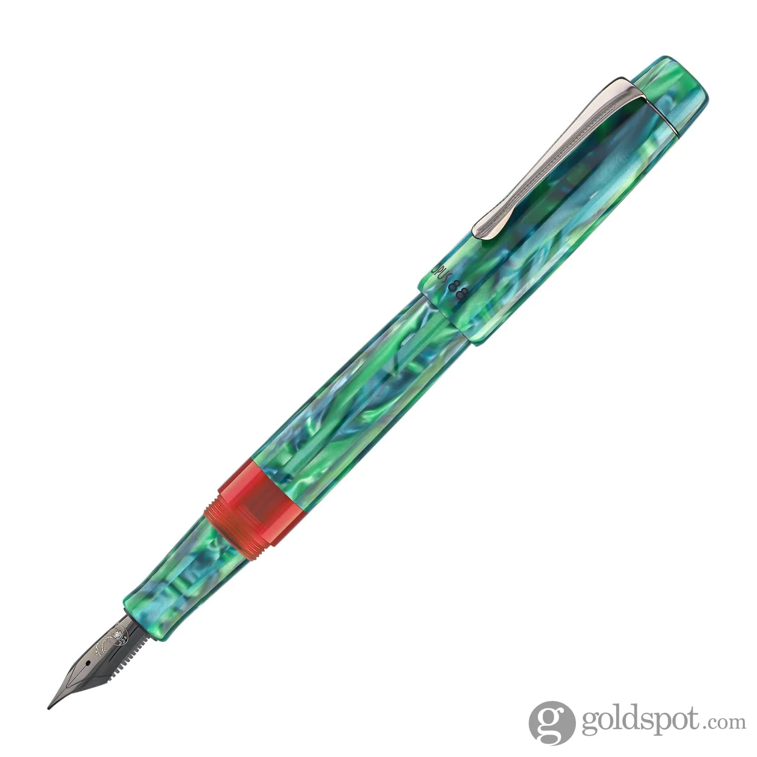 6949-opus-88-minty-fountain-pen-in-year-of-the-snake-3.webp Opus 88 Minty Fountain Pen in Year of the Snake
