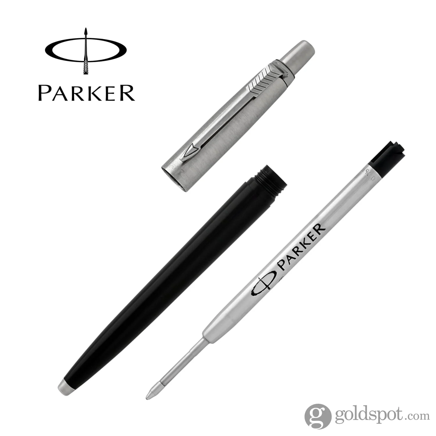 6957-parker-jotter-ballpoint-pen-in-black-3.webp Parker Jotter Ballpoint Pen in Black