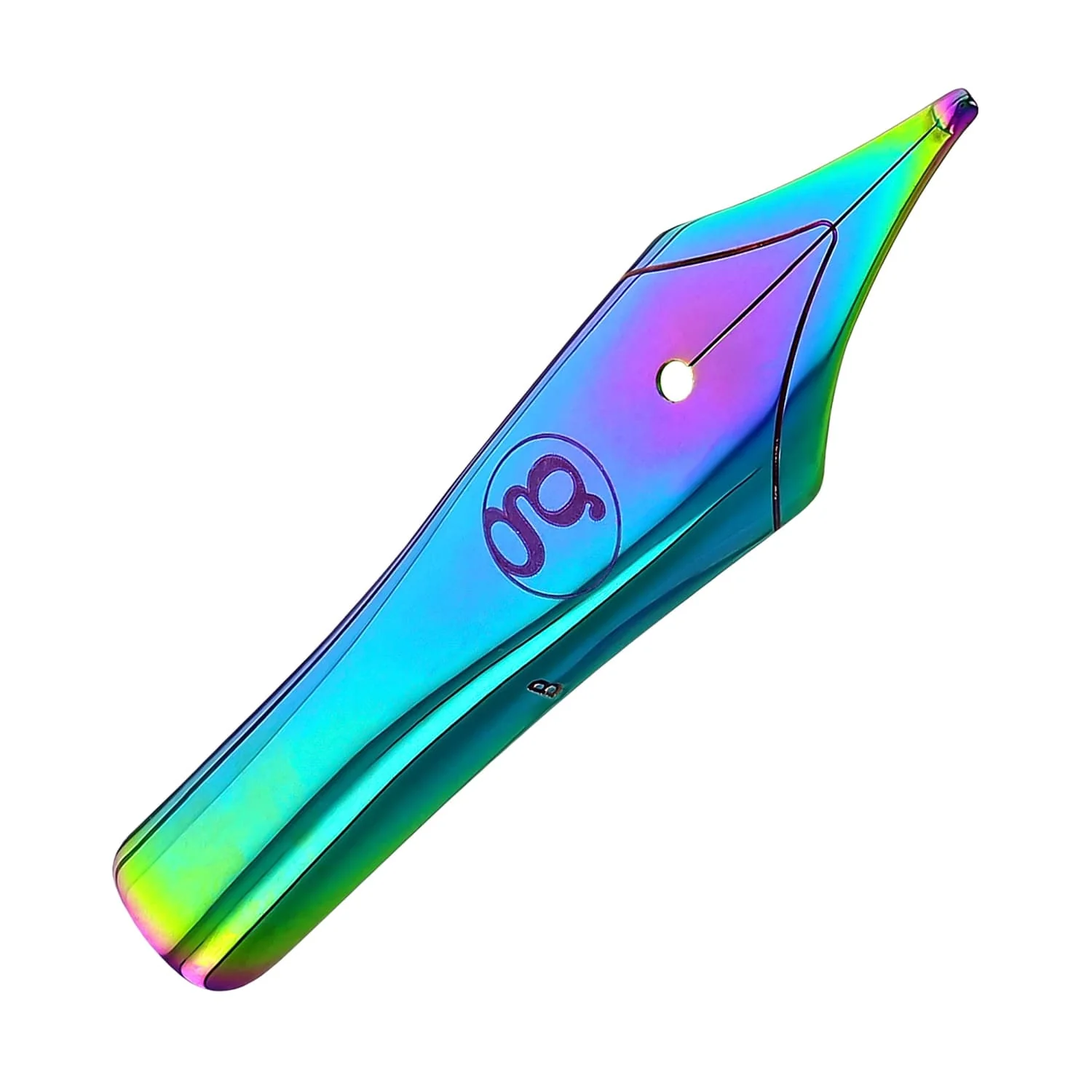 6974-jowo-6-stainless-steel-replacement-nib-in-rainbow-1.webp Jowo #6 Stainless Steel Replacement Nib in Rainbow