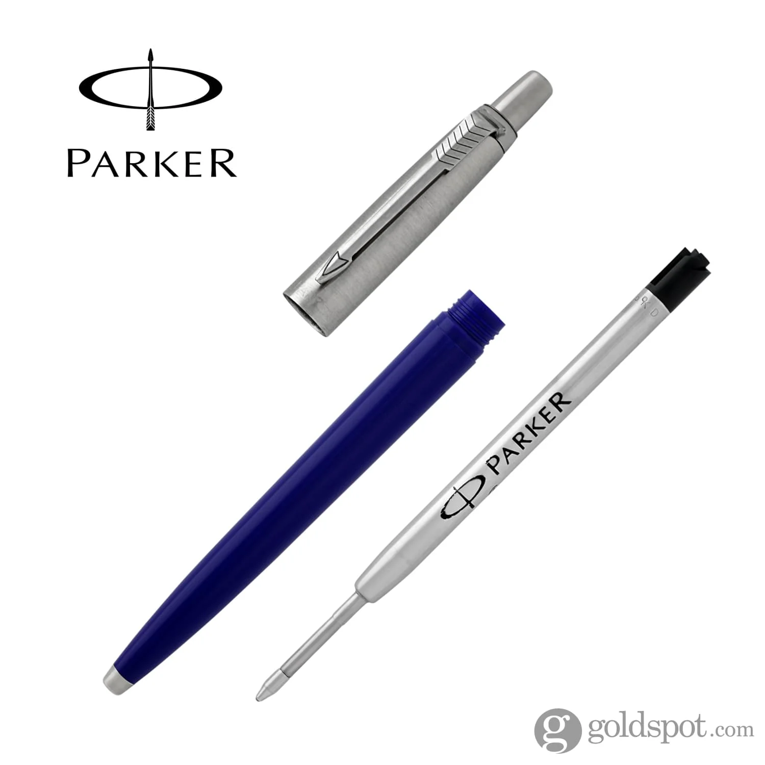 7001-parker-jotter-ballpoint-pen-in-blue-3.webp Parker Jotter Ballpoint Pen in Blue