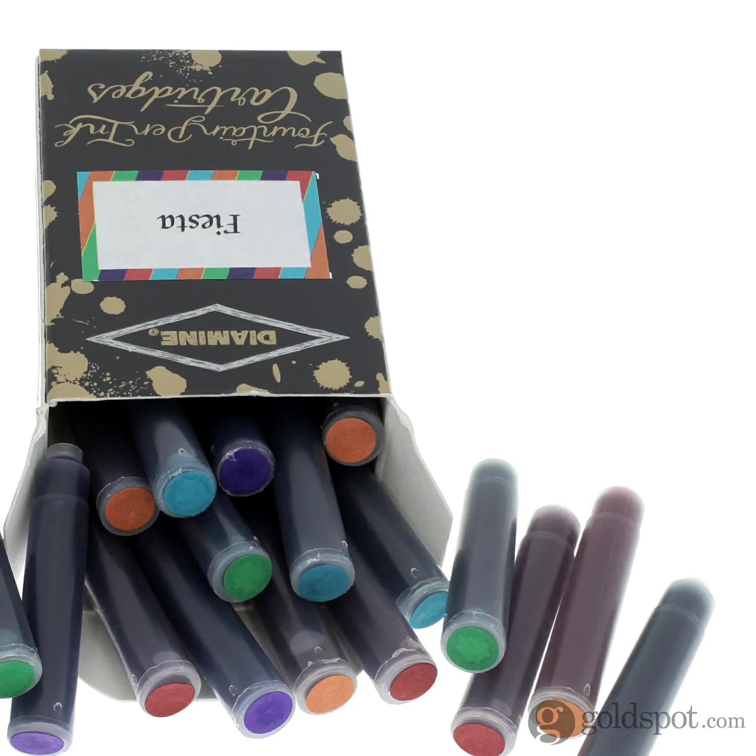 7022-diamine-ink-cartridge-in-fiesta-pack-of-20-2.webp Diamine Ink Cartridge in Fiesta - Pack of 20