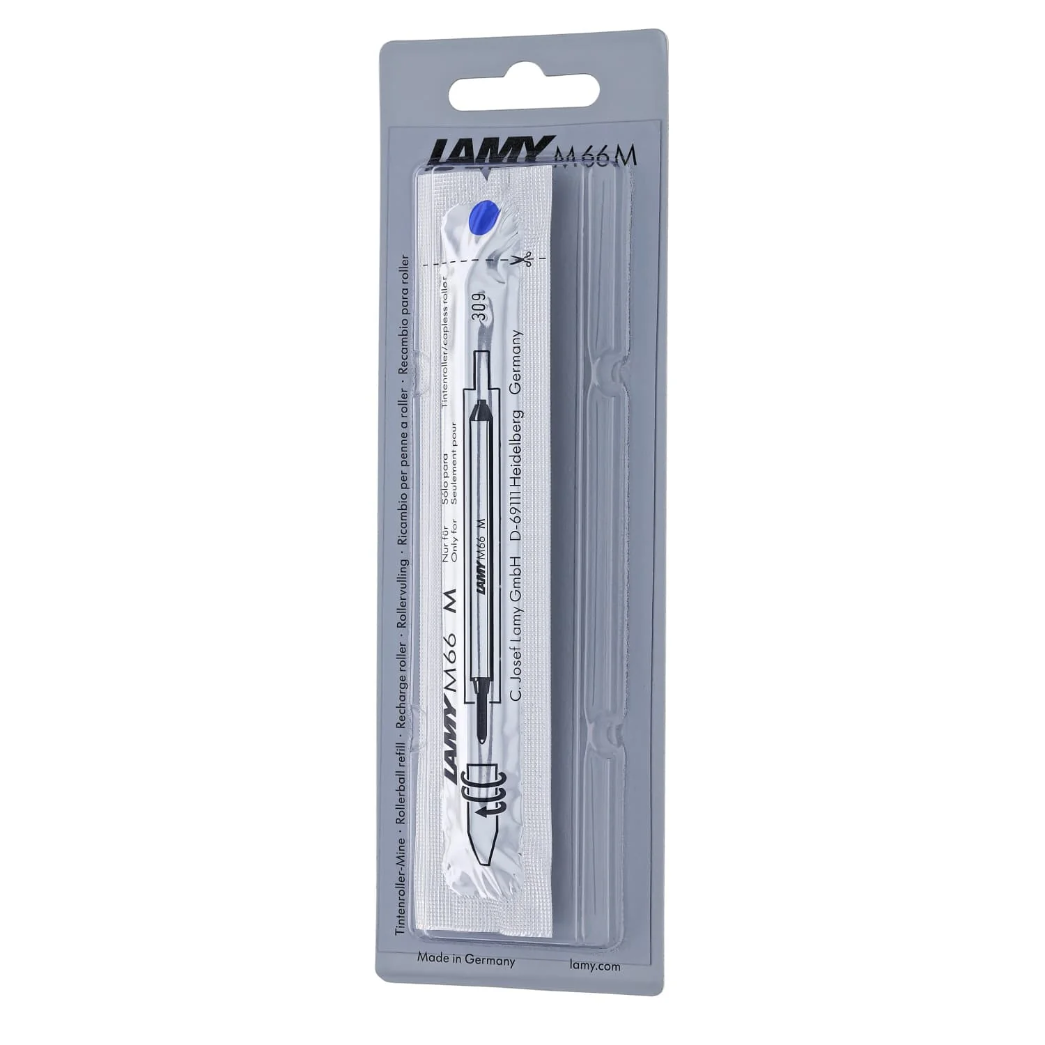 7025-lamy-m66-rollerball-refill-in-blue-1.webp Lamy M66 Rollerball Refill in Blue