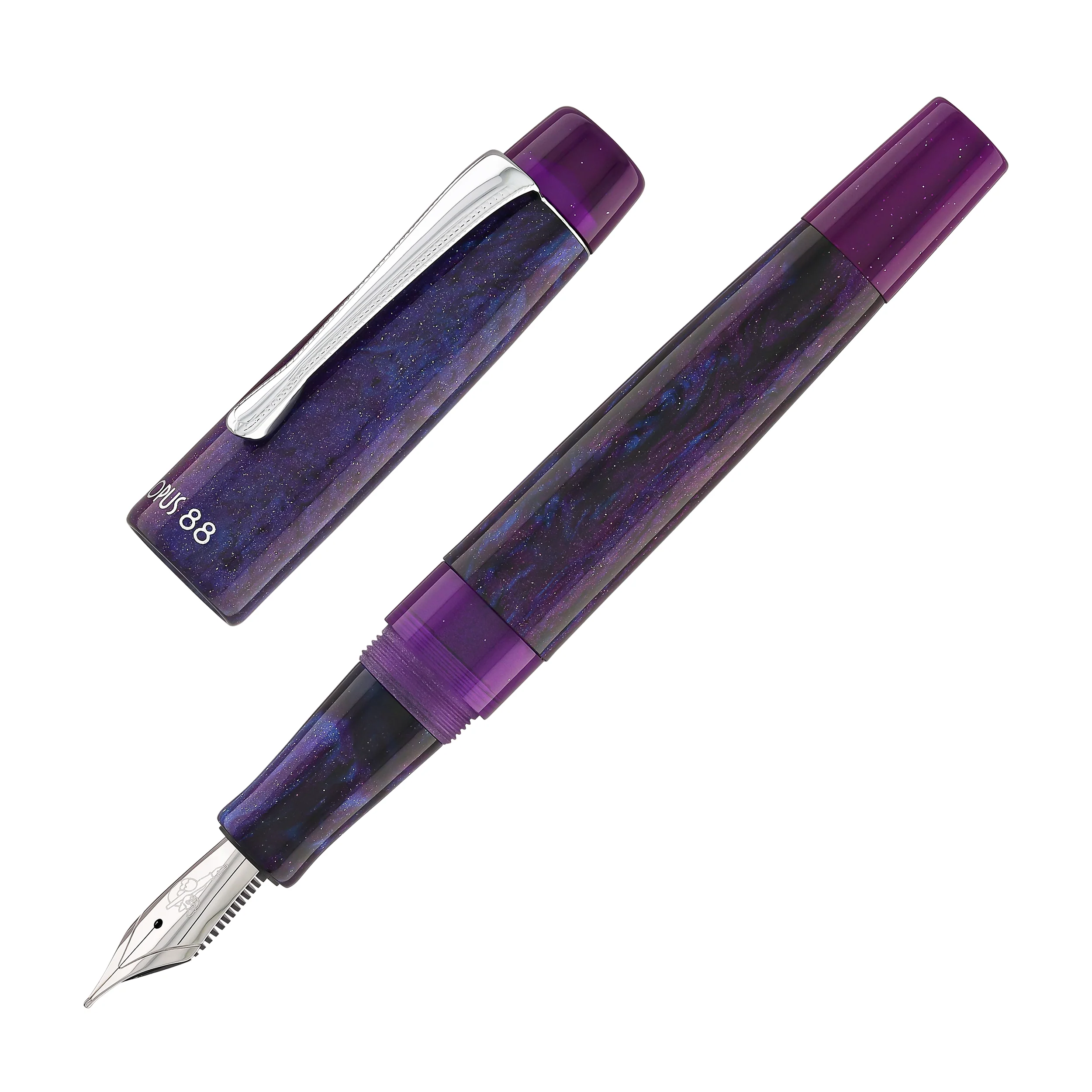 Opus 88 x Pendemic Minty Fountain Pen in Diamondcast