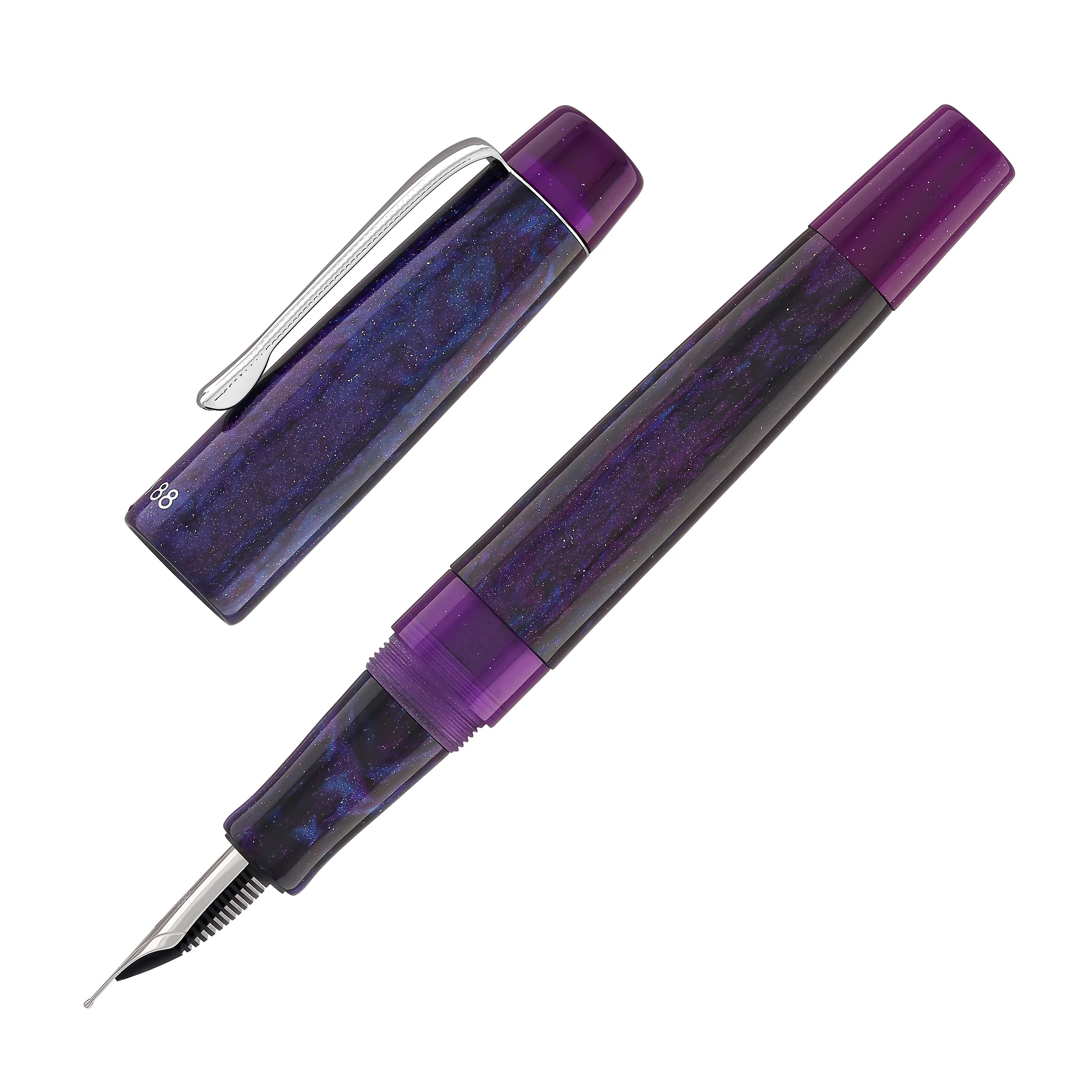 Opus 88 x Pendemic Minty Fountain Pen in Diamondcast