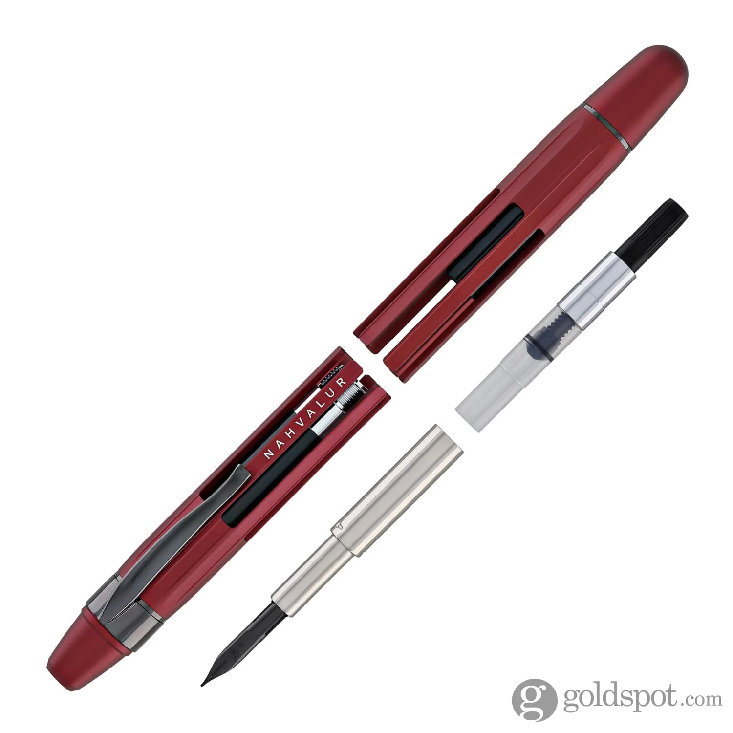 704-nahvalur-eclipse-retractable-fountain-pen-in-ruby-with-black-trim-8.webp Nahvalur Eclipse Retractable Fountain Pen in Ruby with Black Trim