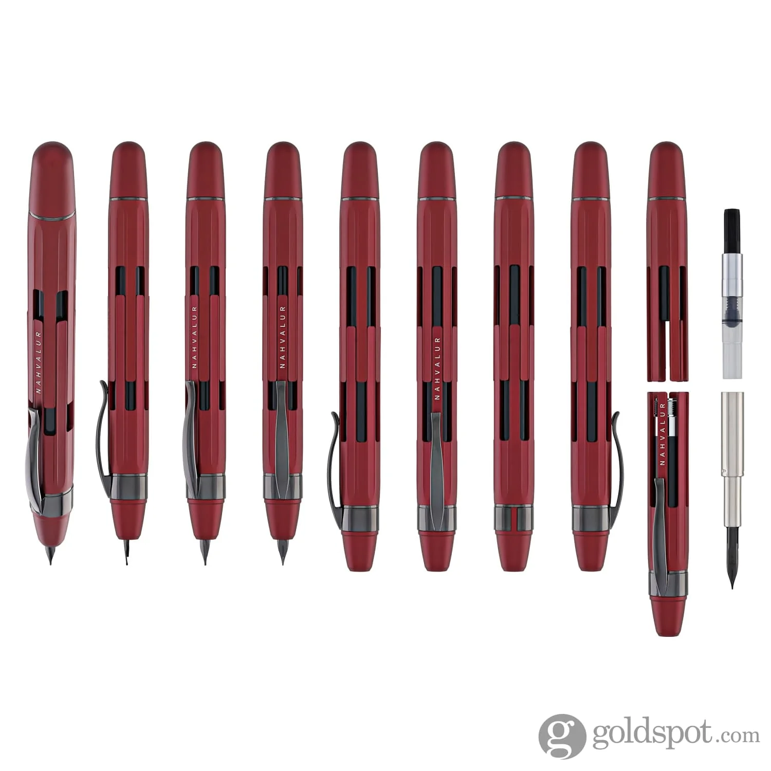 704-nahvalur-eclipse-retractable-fountain-pen-in-ruby-with-black-trim-9.webp Nahvalur Eclipse Retractable Fountain Pen in Ruby with Black Trim