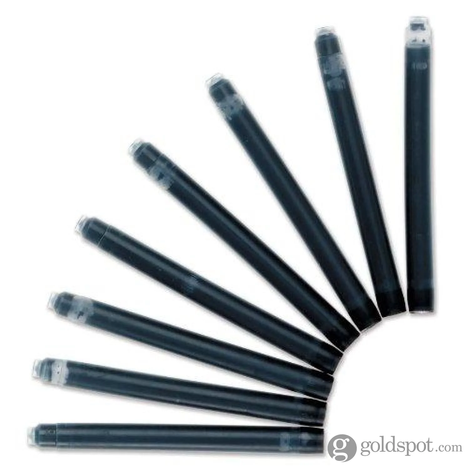 Waterman Ink Cartridges in Intense Black - Pack of 8