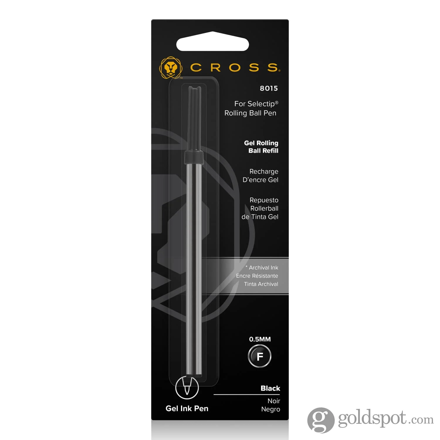 Cross Rollerball Refill in Black - Fine Point