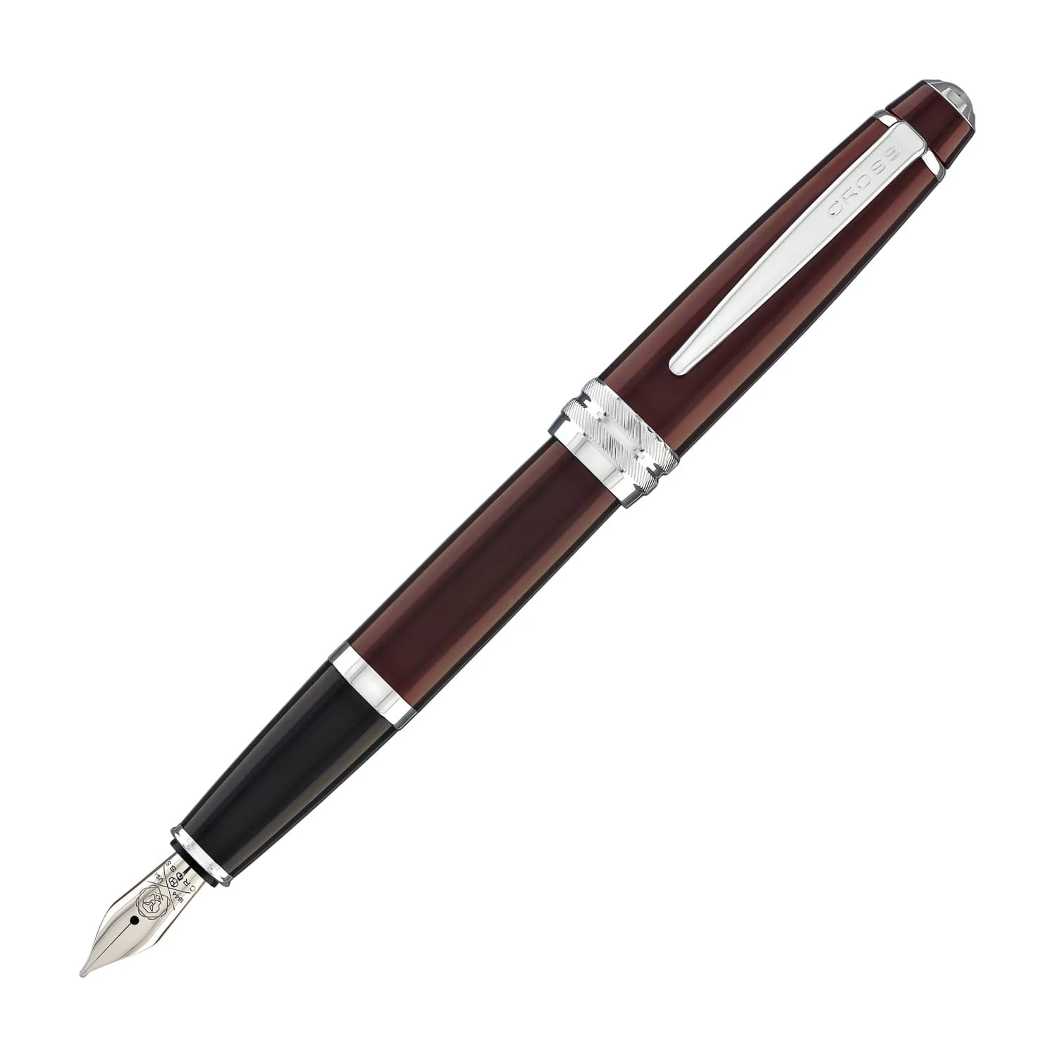 Cross Bailey Fountain Pen in Red Lacquer - Medium Point
