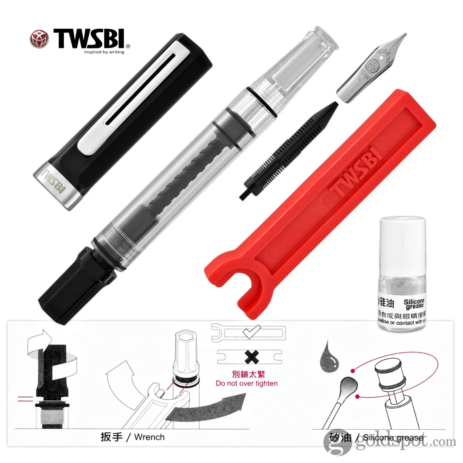 TWSBI Eco Fountain Pen in Black