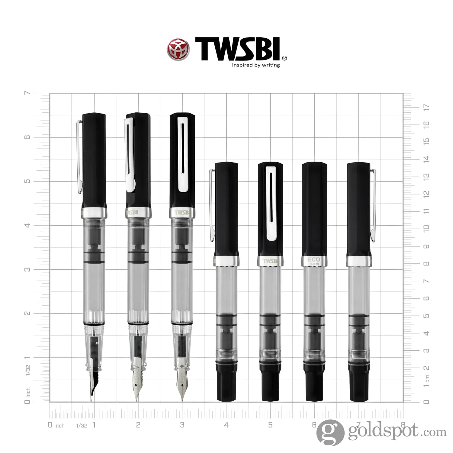 TWSBI Eco Fountain Pen in Black