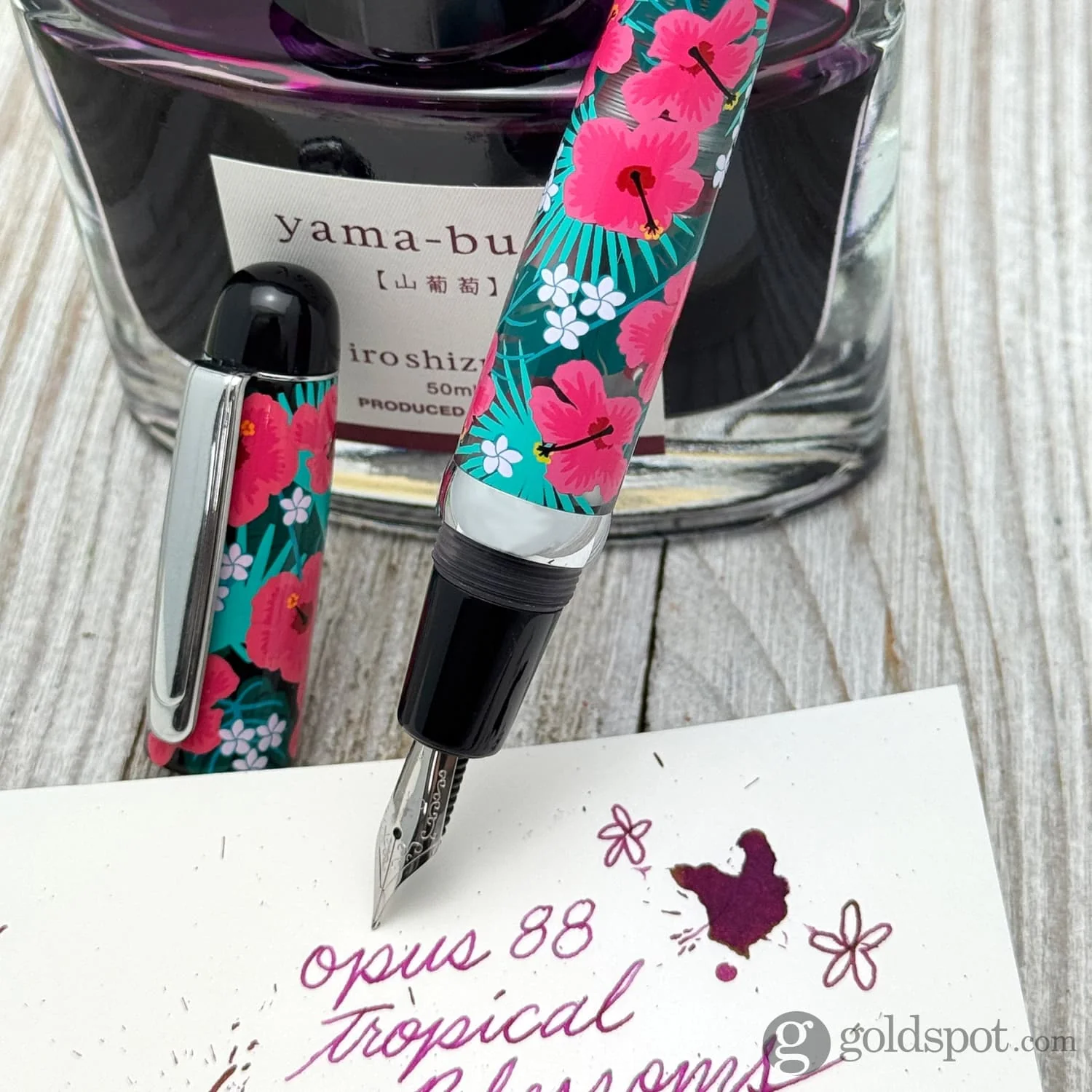 Opus 88 Mini Fountain Pen in Tropical Blossoms