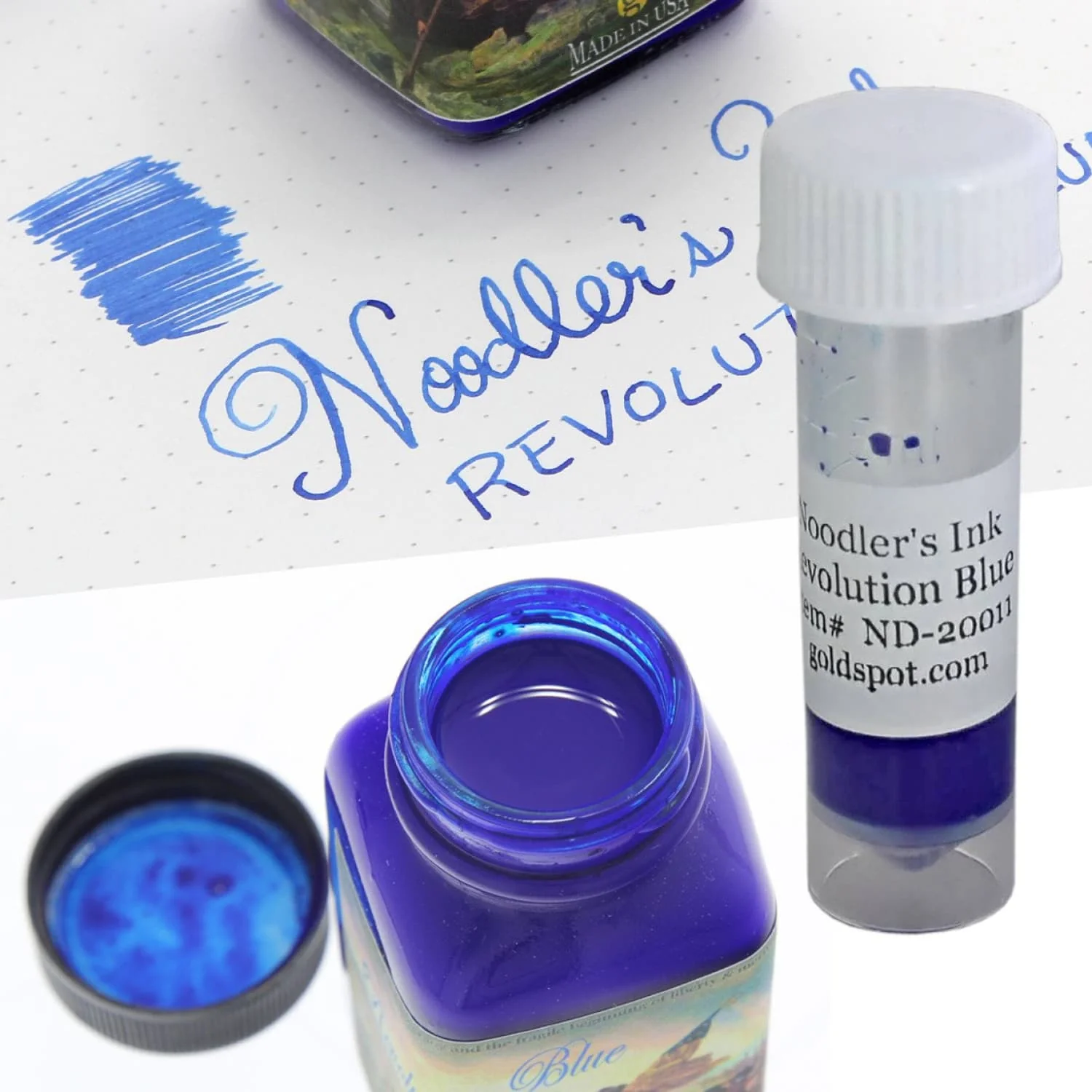 7112-noodler-s-revolution-blue-fountain-pen-ink-2-ml-1.webp Noodler's Revolution Blue Fountain Pen Ink - 2 mL