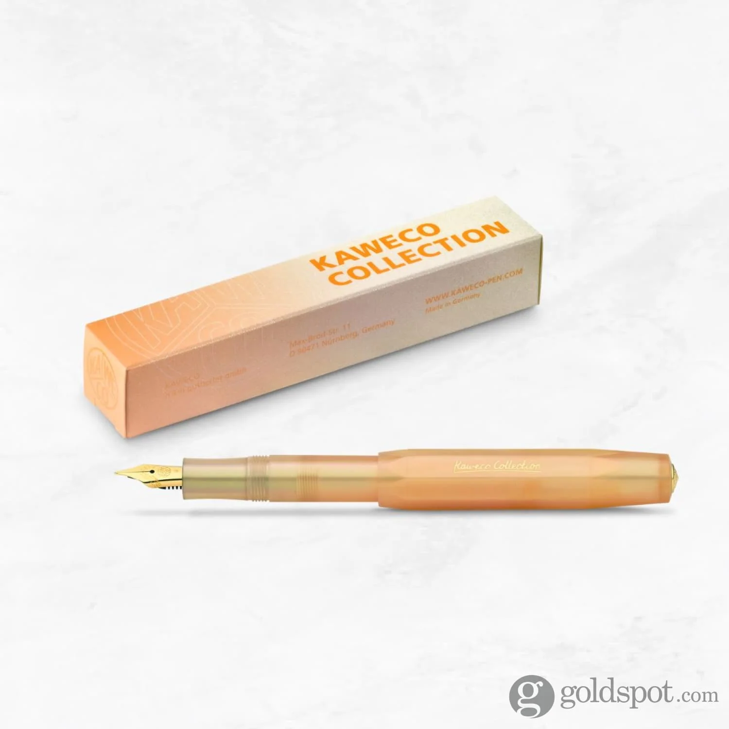 7115-kaweco-sport-fountain-pen-in-apricot-pearl-2024-limited-edition-8.webp Kaweco Sport Fountain Pen in Apricot Pearl 2024 Limited Edition