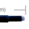 Lamy Fountain Ink Cartridges in Blue/ Black by Monteverde - Pack of 5