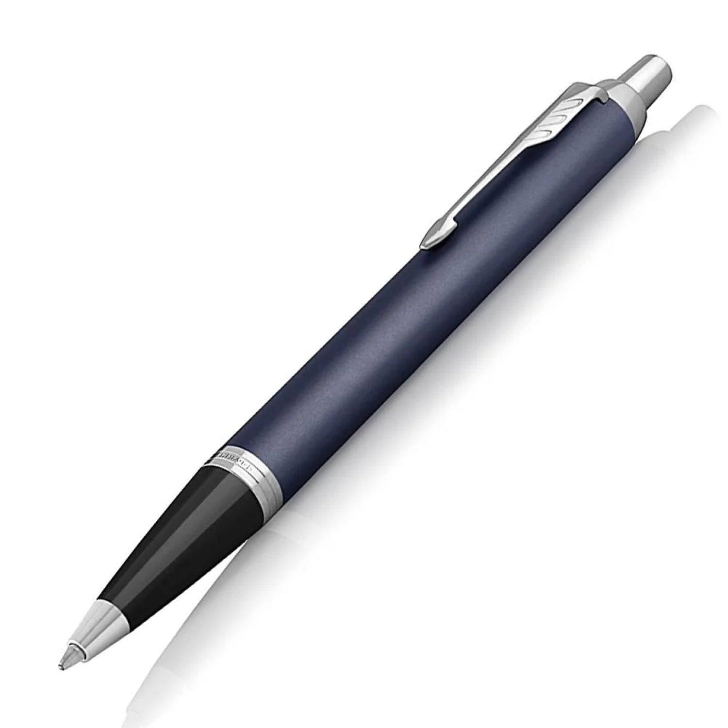 7133-parker-im-ballpoint-pen-in-blue-with-chrome-trim-1.webp Parker IM Ballpoint Pen in Blue with Chrome Trim