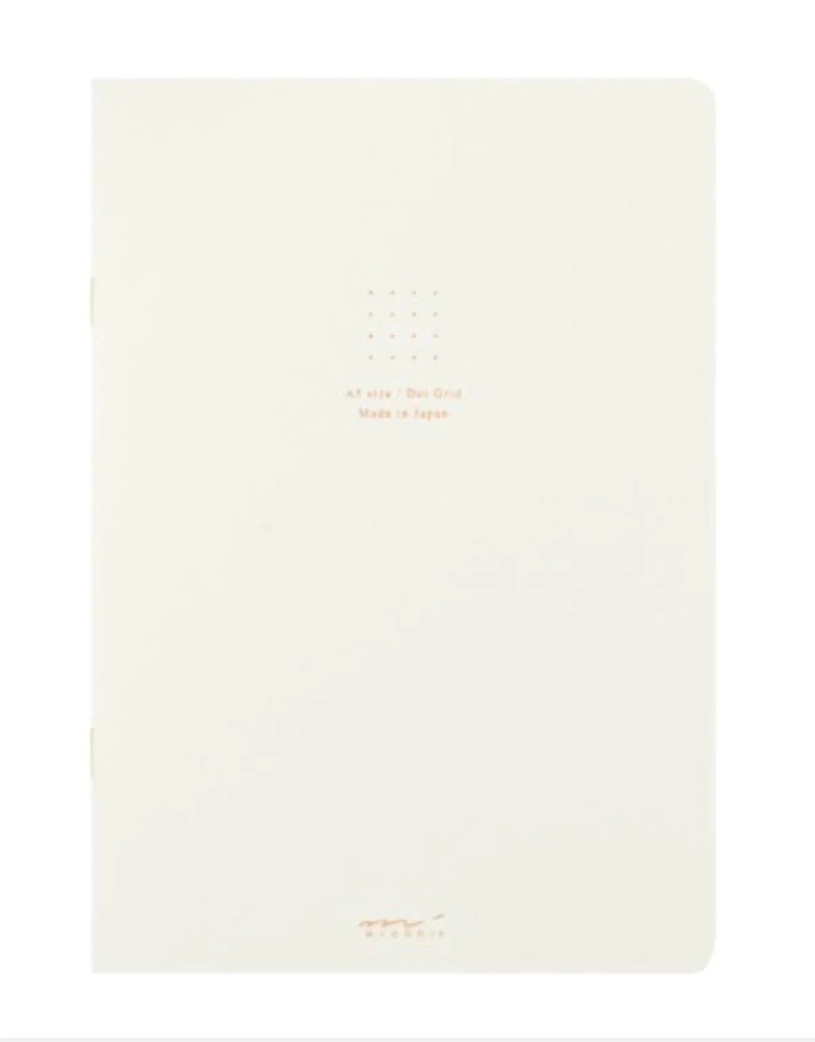 715-midori-soft-color-a5-notebook-in-white-dot-grid-1.webp Midori Soft Color A5 Notebook in White - Dot Grid