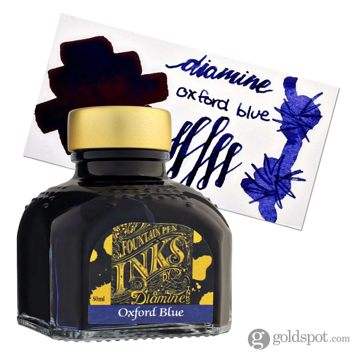 Diamine Bottled Ink and Cartridges in Oxford Blue