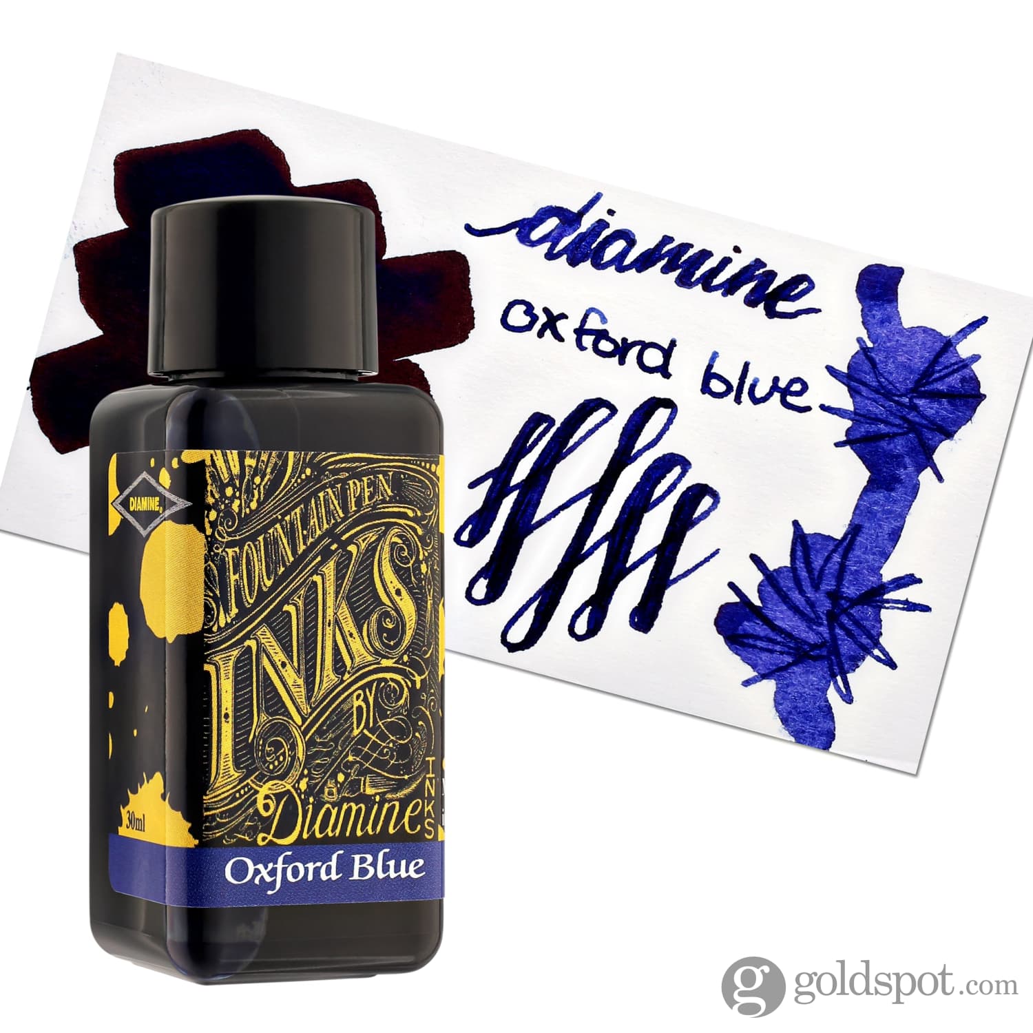 Diamine Bottled Ink and Cartridges in Oxford Blue