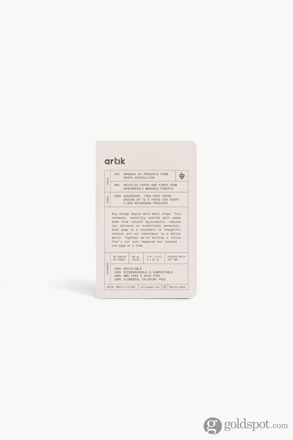 Artik Pack Of 3 Pocket Singer Sewn Notebooks in Grape